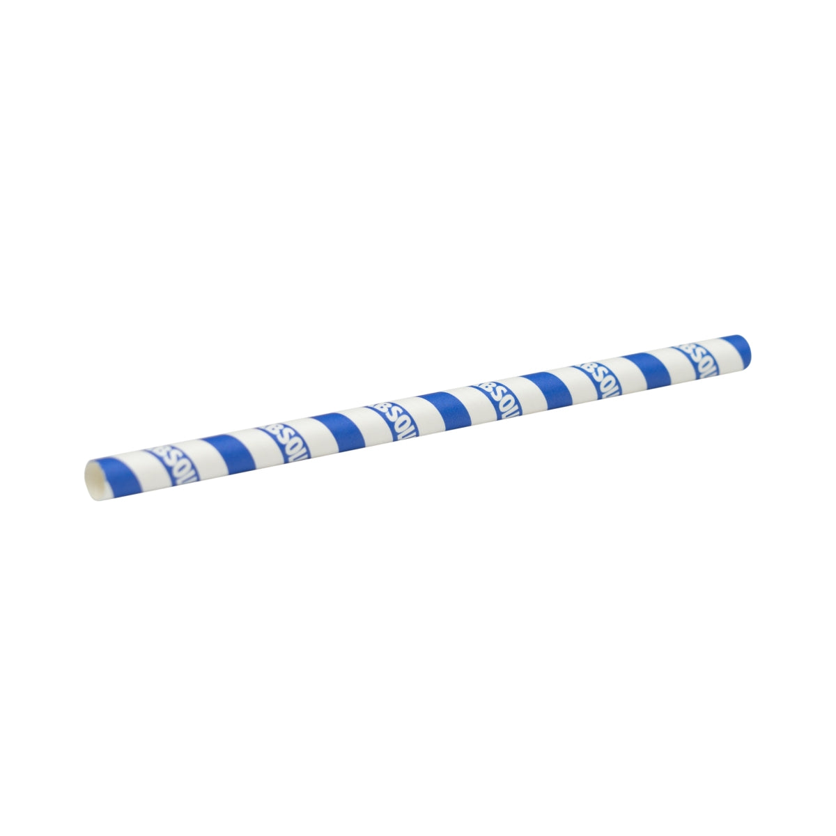 Absolut Vodka Pailles en papier Bleu Blanc Pailles pour verre Tubes Cocktail