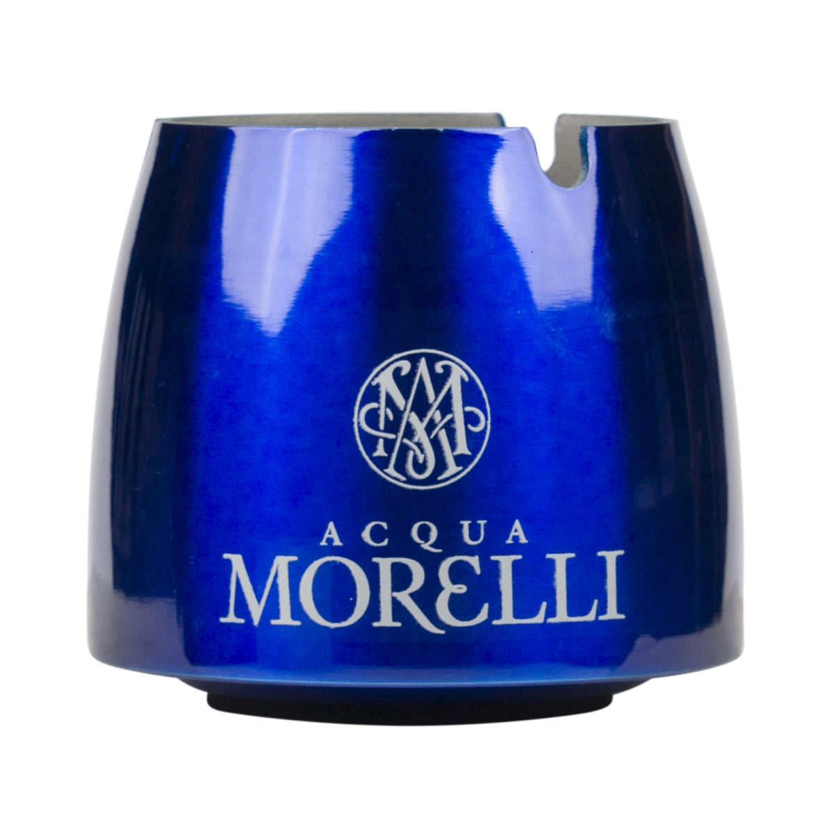 Cendrier Acqua Morelli en acier inoxydable bleu, diamètre 6,5 cm, cendrier à eau – Vue 3
