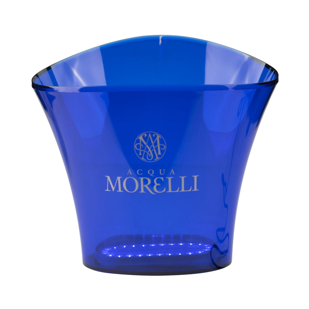 Acqua Morelli Refroidisseur d'eau LED Seau Bouteille Bleu Boîte à glaçons Boisson