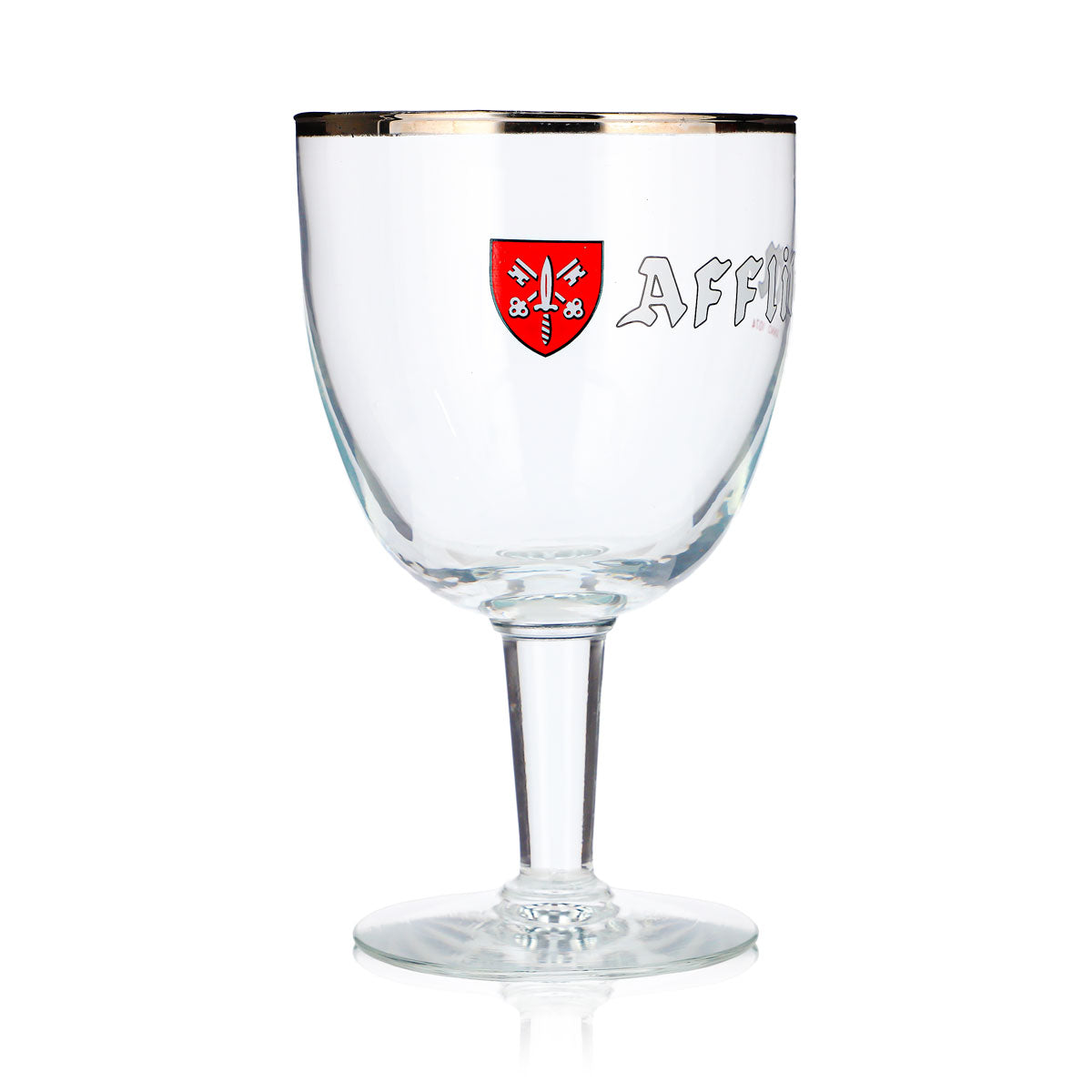 Verre à bière Affligem 0,49 l, forme coupe, bord platine – Vue 3