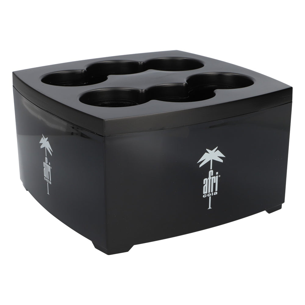 Afri Cola Softdrink Refroidisseur de bouteilles pour conférences Refroidisseur de bouteilles 6 bouteilles Noir