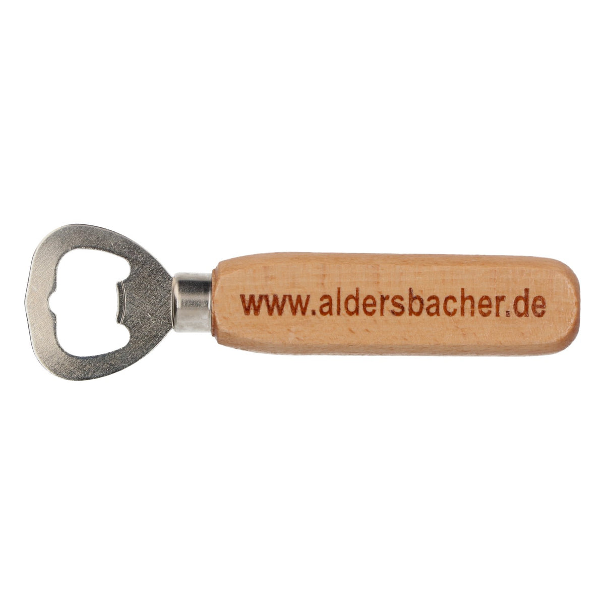Décapsuleur rétro en bois Aldersbach Bier – Vue 2