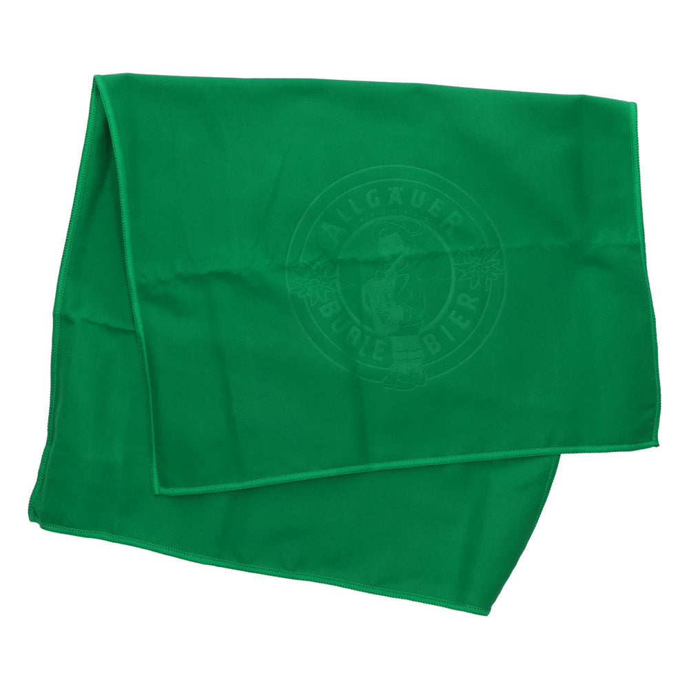 Serviette de sport Allgäuer Brauhaus Bier Wanderhandtuch, serviette de sport, serviette anti-transpiration, verte