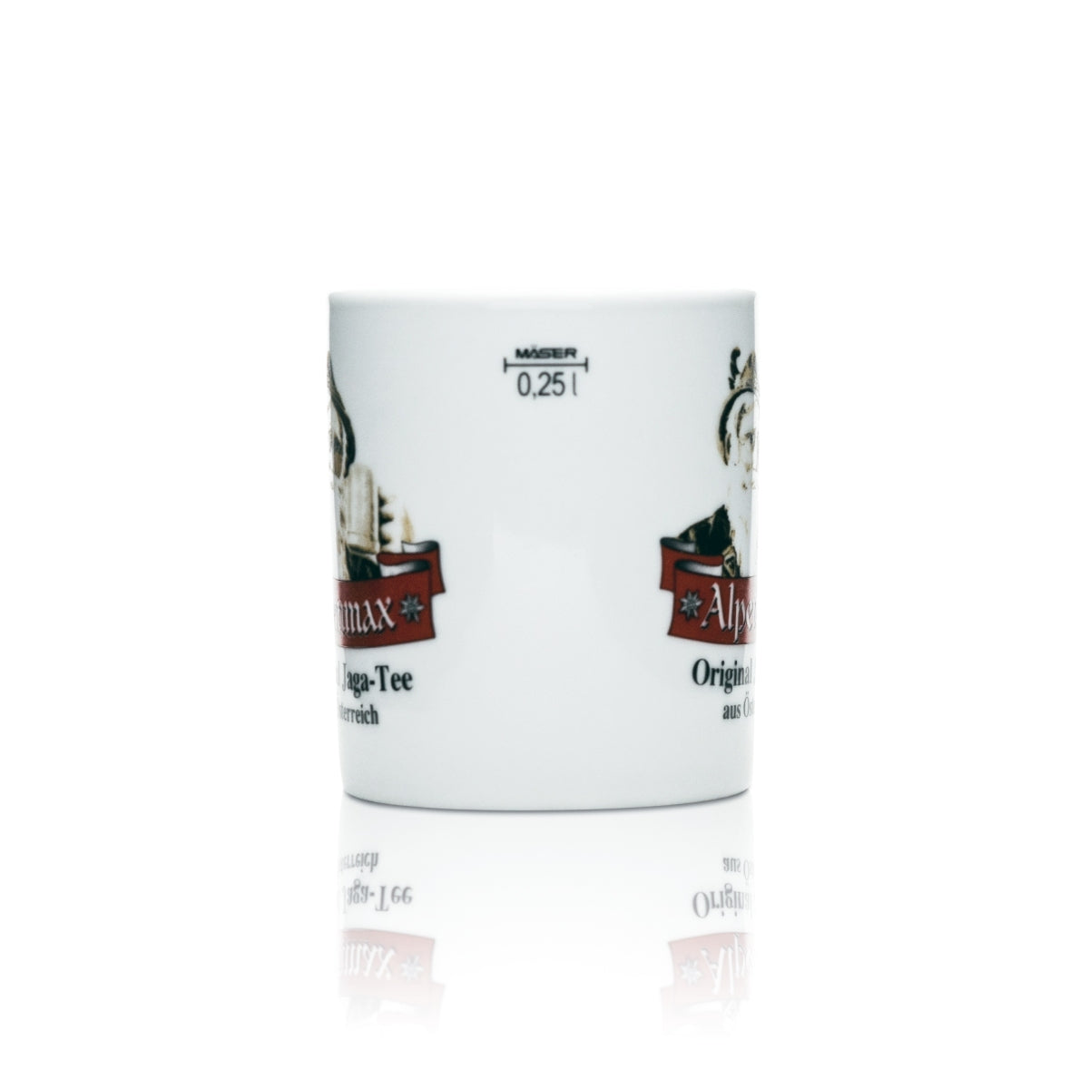 Alpenmax Tasse à rhum Mäser 0,25 l Vin chaud Noël Ski Verre Céramique Verres – Vue 2