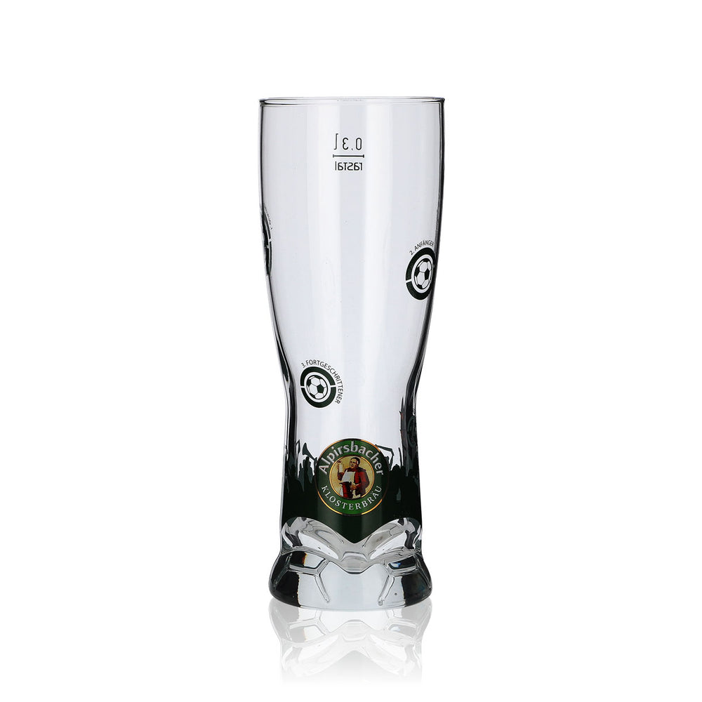 Verre à bière Alpirsbacher 0,3 l, édition spéciale Coupe de football, bière blanche, verres à bière