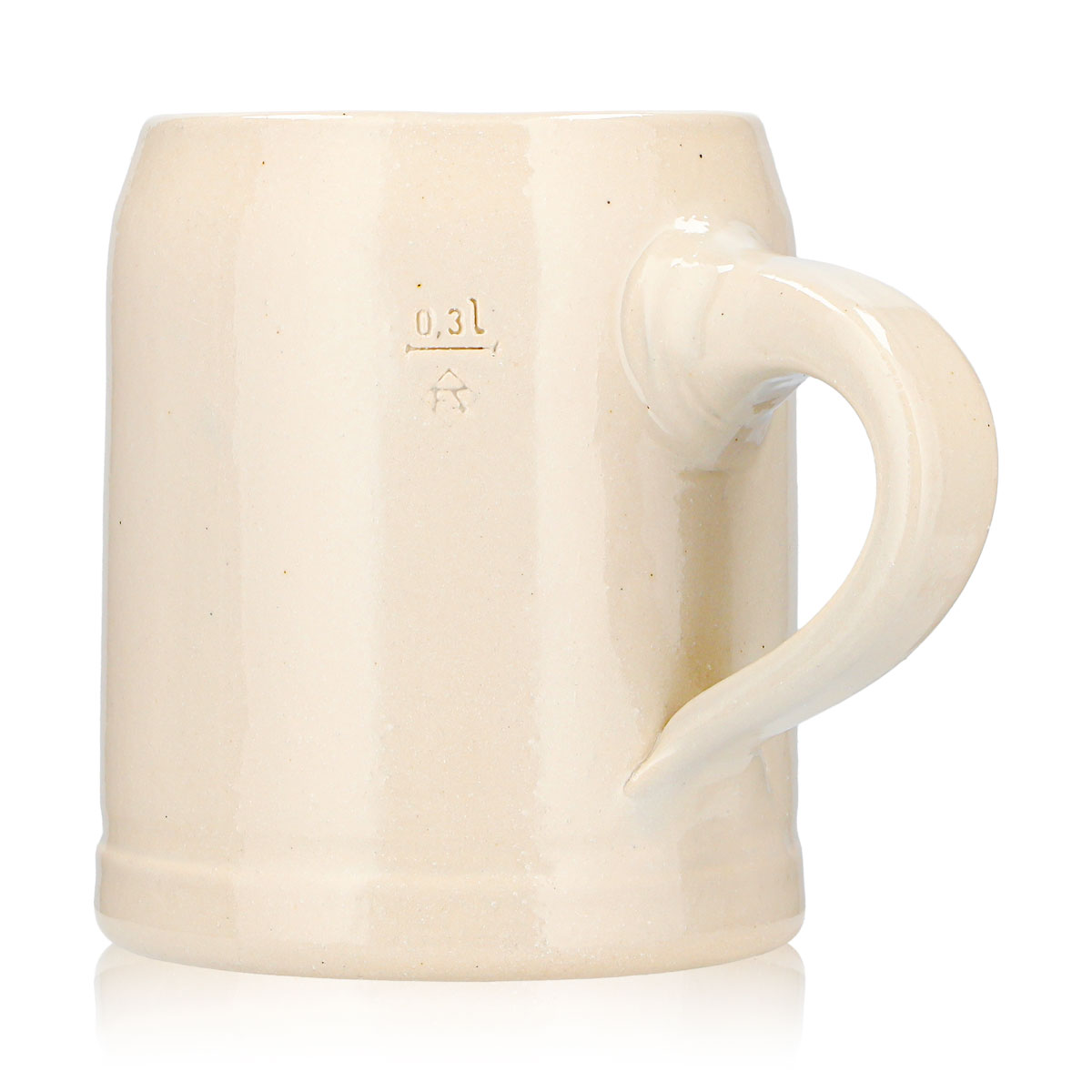 Chope de bière Altenmünster 0,3 l en terre cuite, verre Seidel – Vue 4