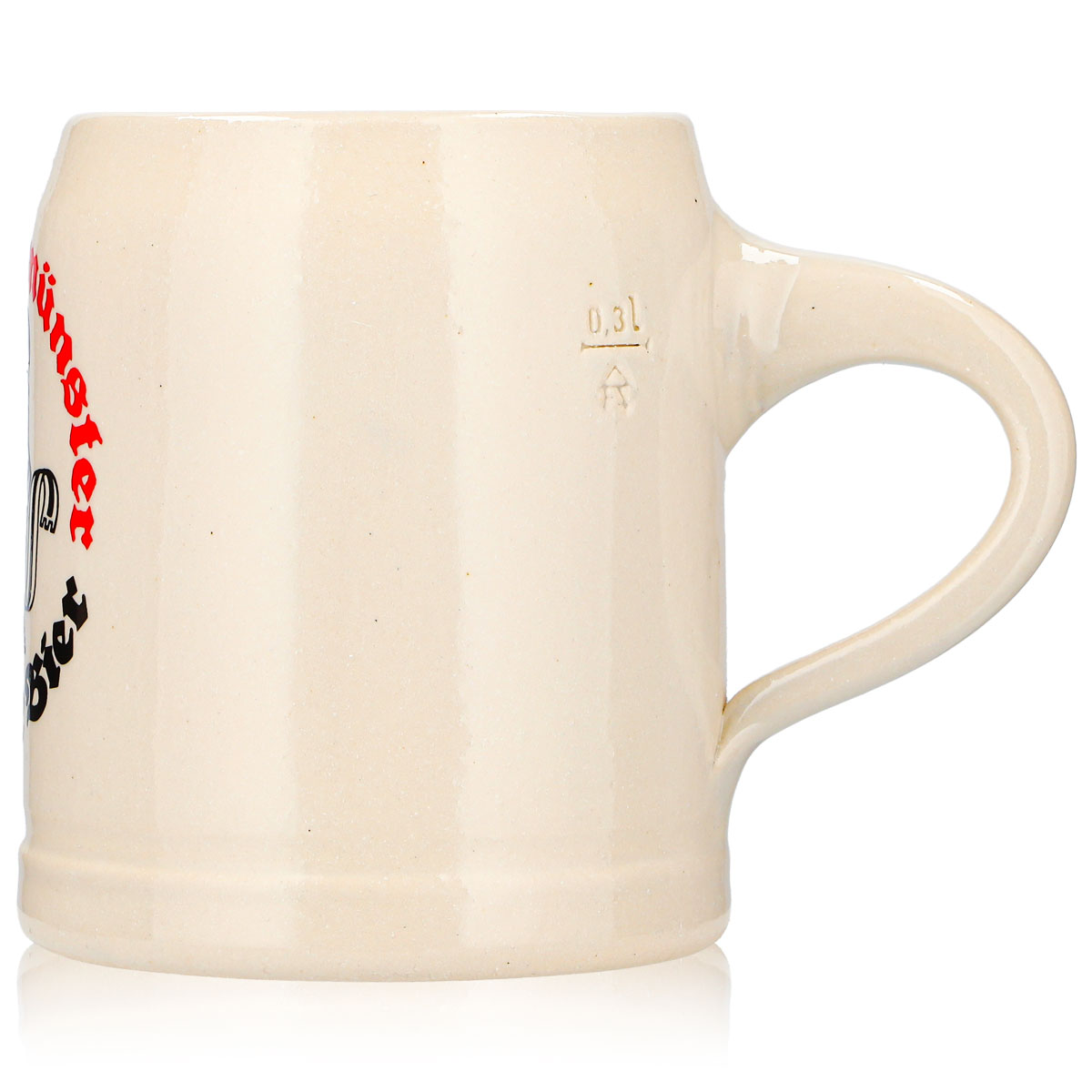 Chope de bière Altenmünster 0,3 l en terre cuite, verre Seidel – Vue 5