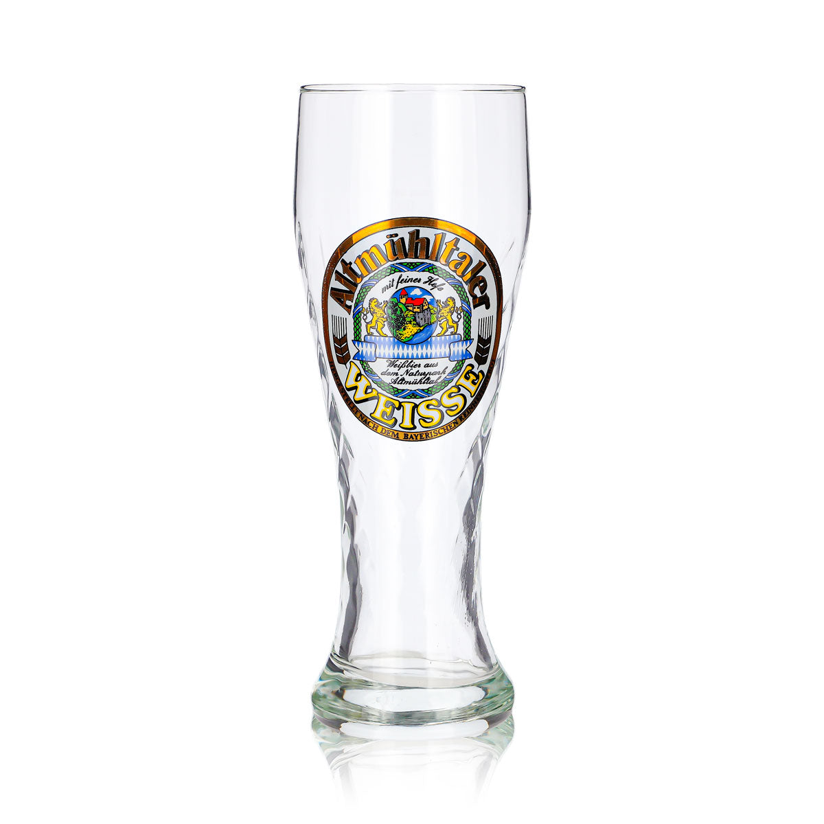 Verre à bière Altmühltaler, 0,3 l, forme coupe, « Weisse Ruhr », cristal, relief – Vue 2