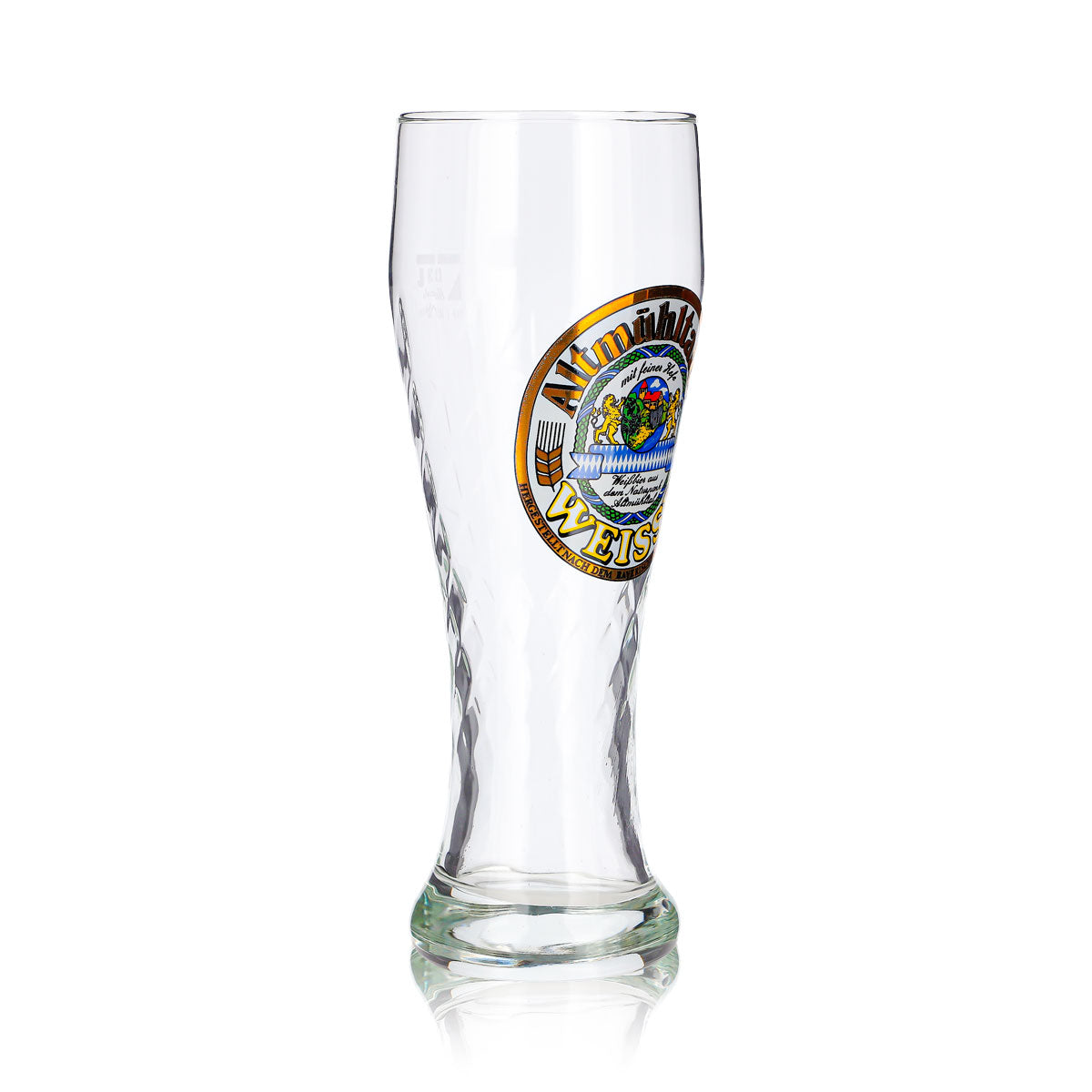 Verre à bière Altmühltaler, 0,3 l, forme coupe, « Weisse Ruhr », cristal, relief – Vue 3