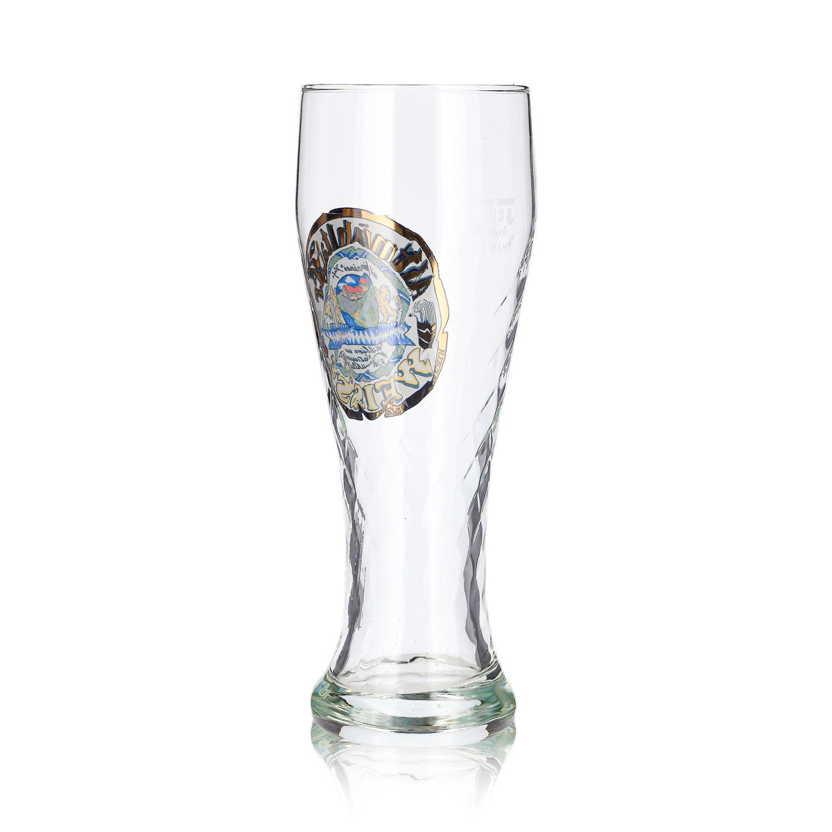 Verre à bière Altmühltaler, 0,3 l, forme coupe, « Weisse Ruhr », cristal, relief – Vue 4