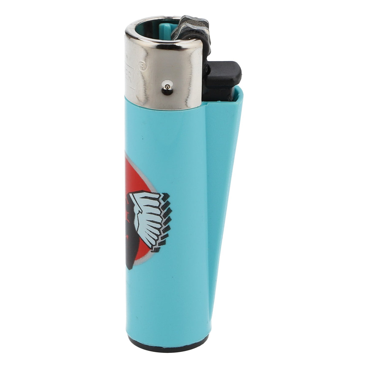 Briquet American Spirit Tabac Lighter Classic Large Bleu réutilisable Clipper – Vue 3