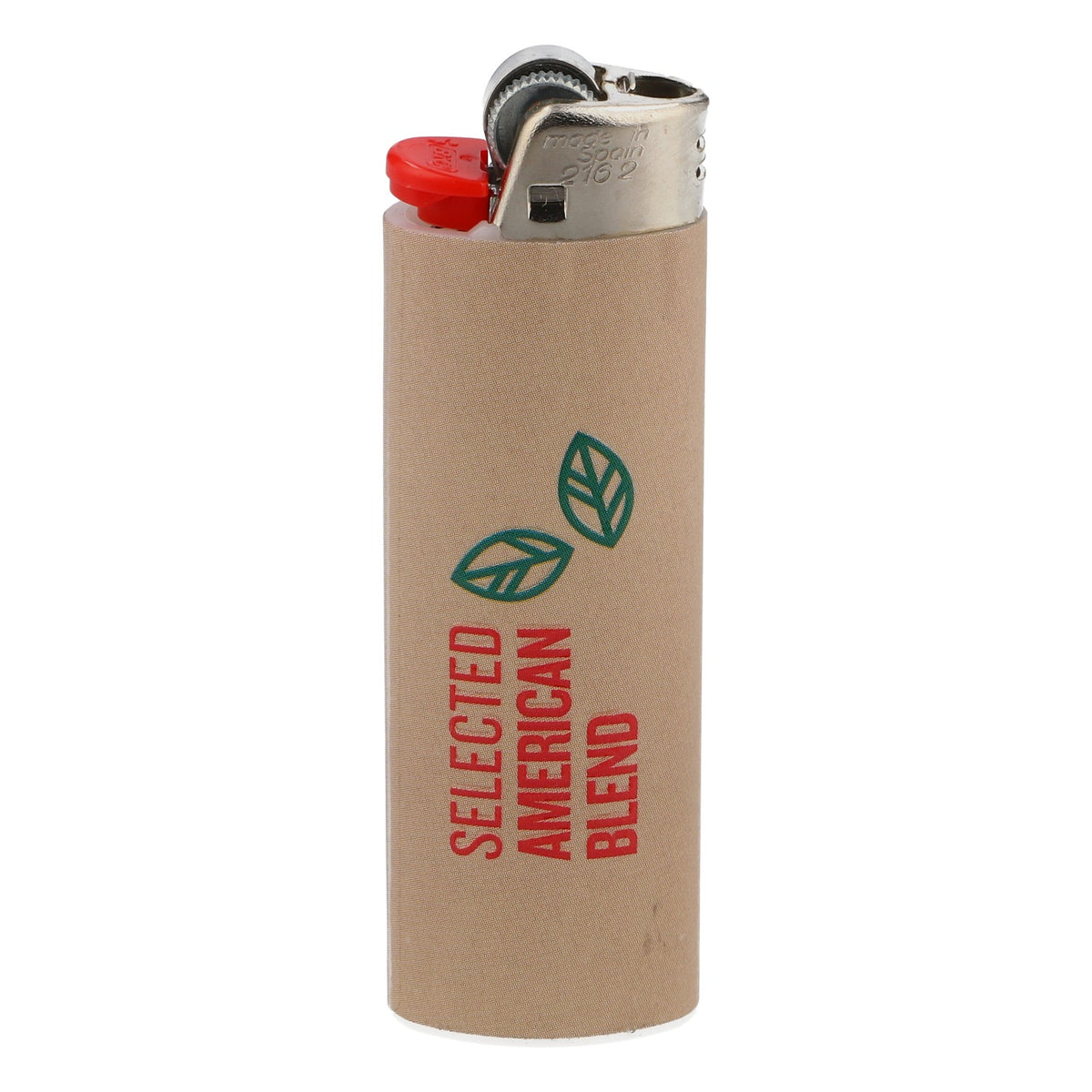 Briquet American Spirit Tabac Lighter Reibrand Beige BIC Maxi – Vue 3
