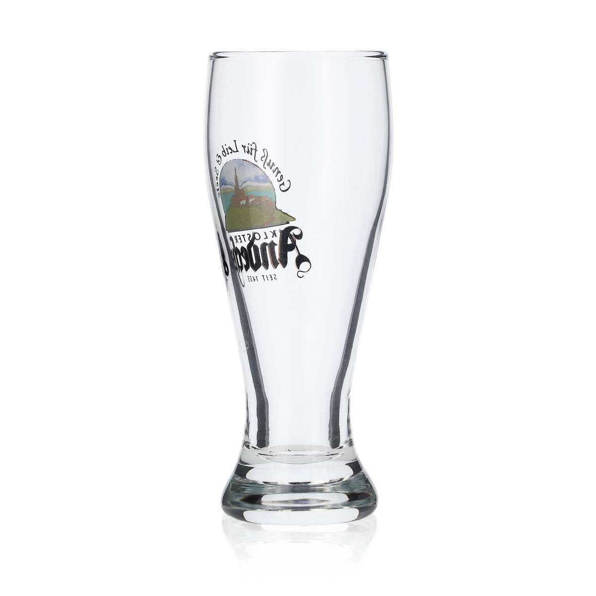 Verre à bière Andechs Verre de bienvenue Verre de réception 0,065 l Mini-verre à bière blanche – Vue 3