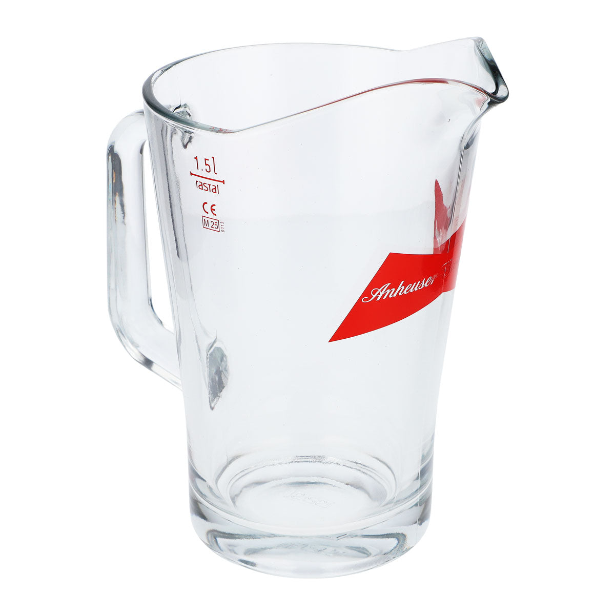 Pichet à bière Anheuser Busch Bud, 1,5 l, en verre, style Louisiane – Vue 4