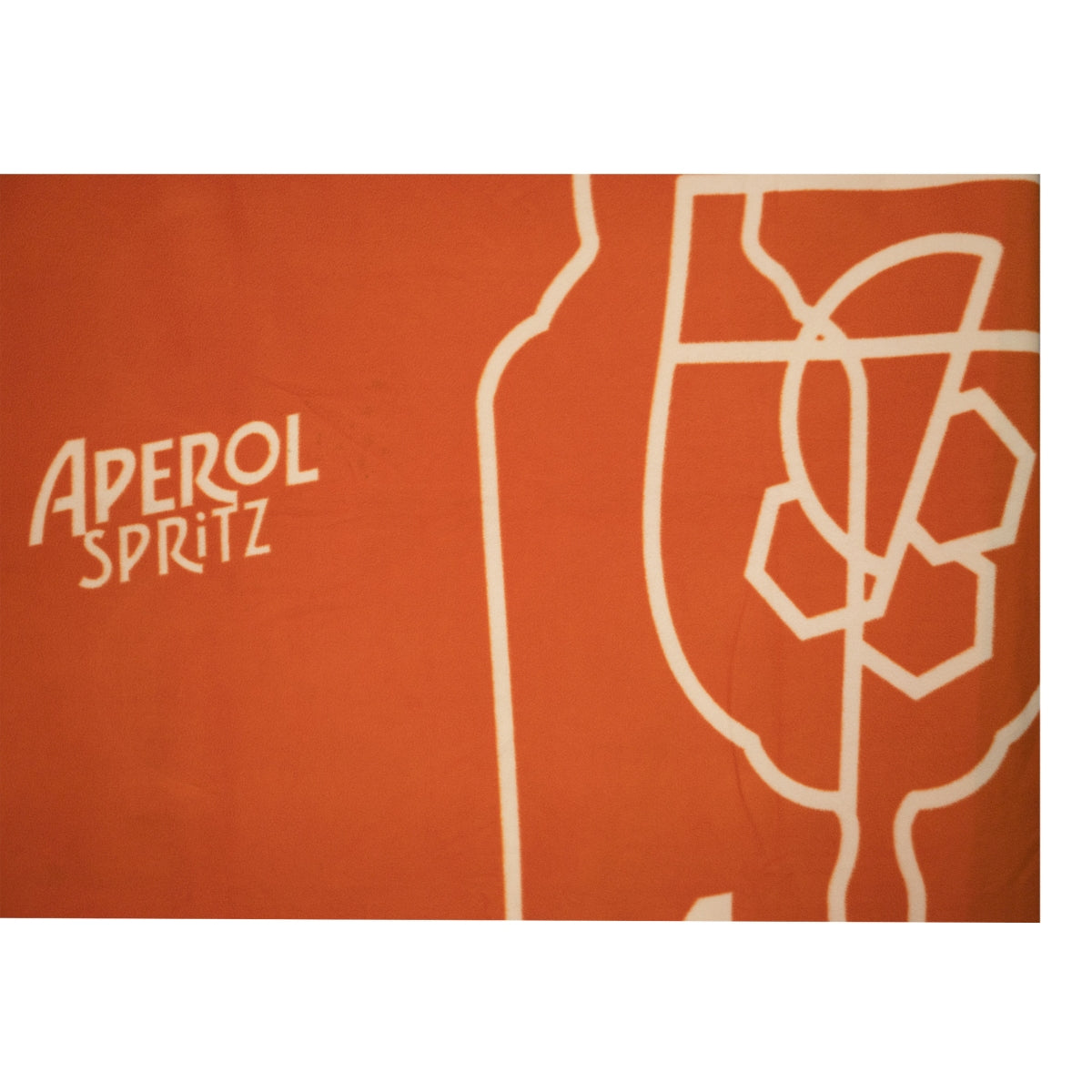 Couverture polaire Aperol Aperitif Orange Bouteilles Logo Pique-nique Hiver – Vue 4
