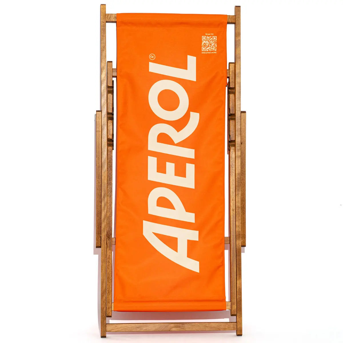 Chaise longue Aperol pliante pour la plage, le jardin, le camping