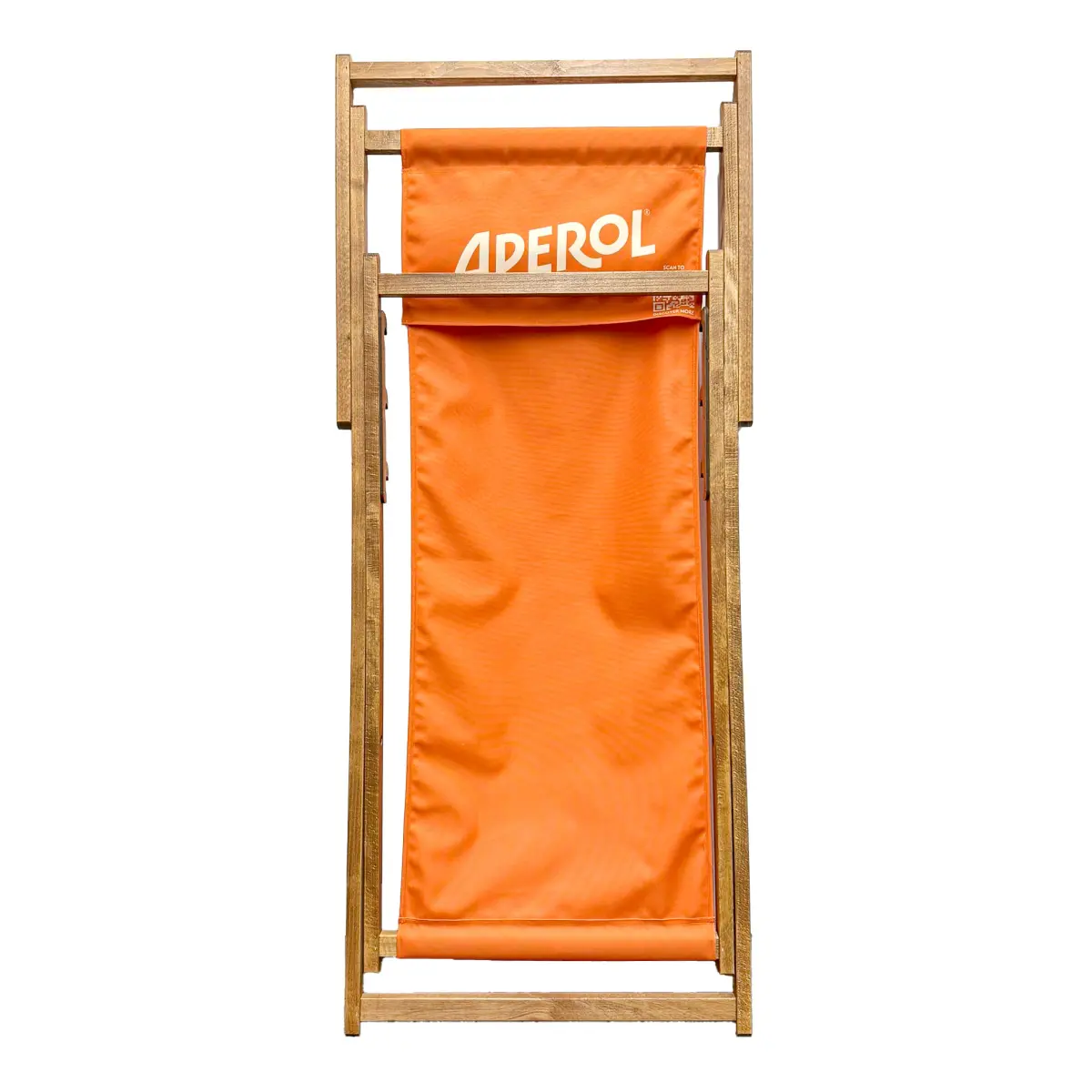 Chaise longue Aperol pliante pour la plage, le jardin, le camping