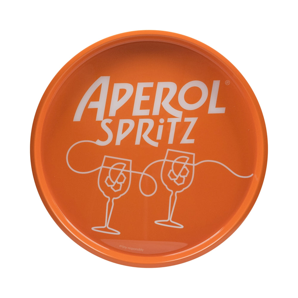 Plateau de service Aperol Ø36,3cm Restauration Serveur Service Tray Service Sprit