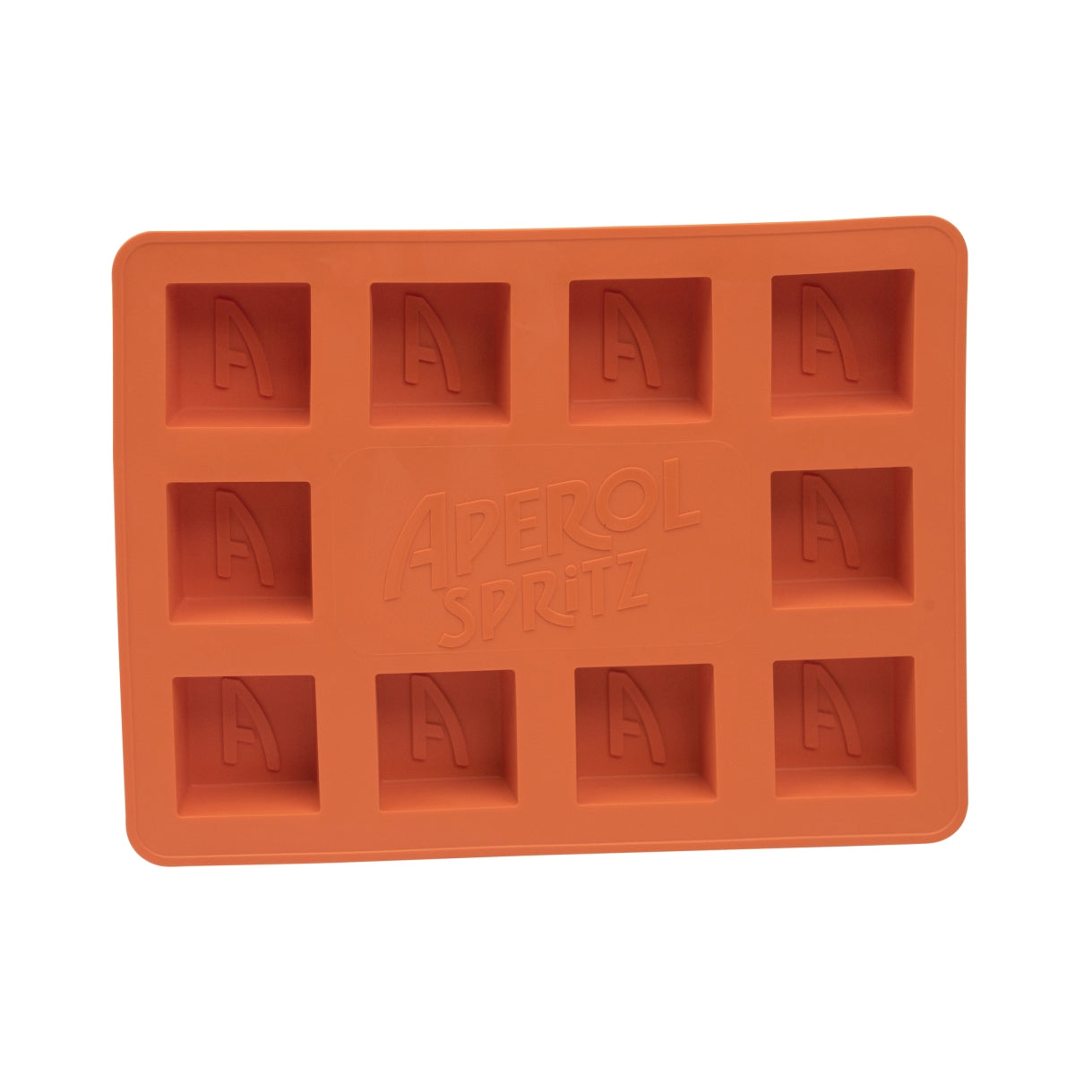 Moule à glaçons Aperol Spritz en silicone orange, grand format, pour machine à glaçons, bac à glaçons