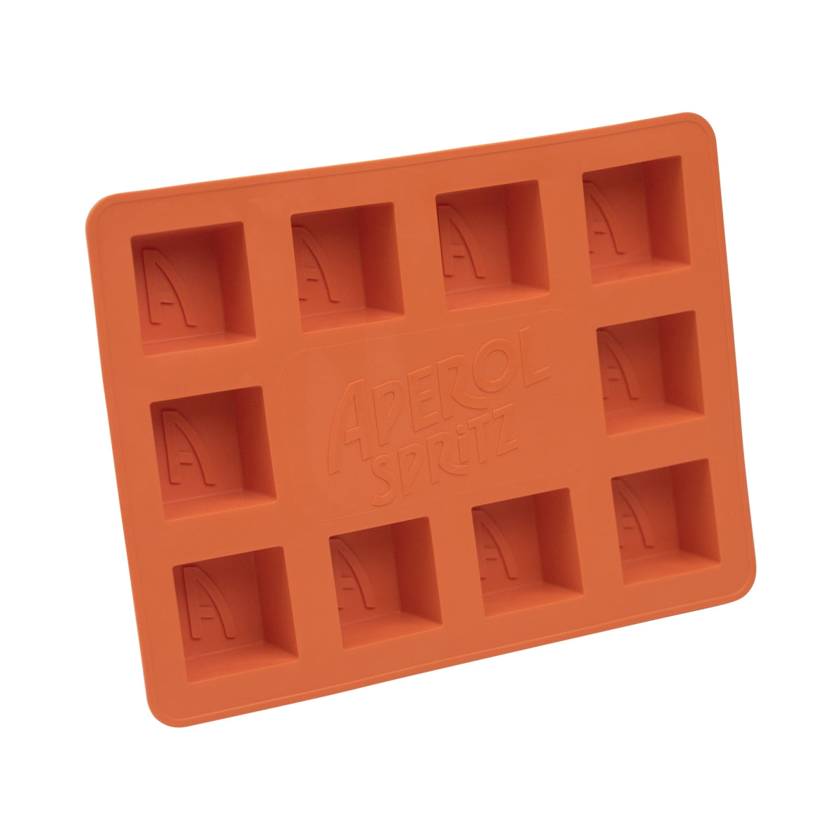 Moule à glaçons Aperol Spritz en silicone orange, grand format, pour machine à glaçons, bac à glaçons – Vue 2