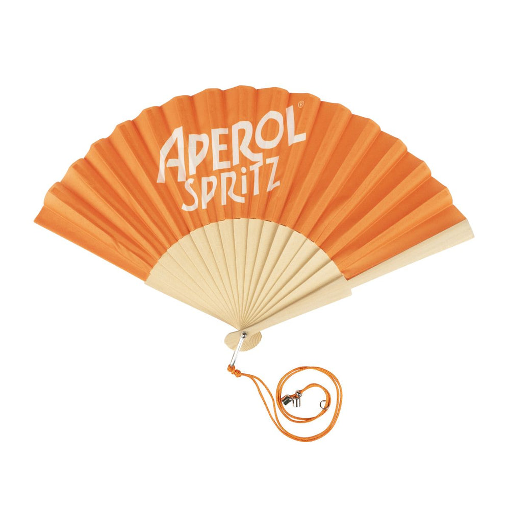 Aperol Spritz Éventail Éventail pliant Éventail pliant Refroidissement Été Soleil