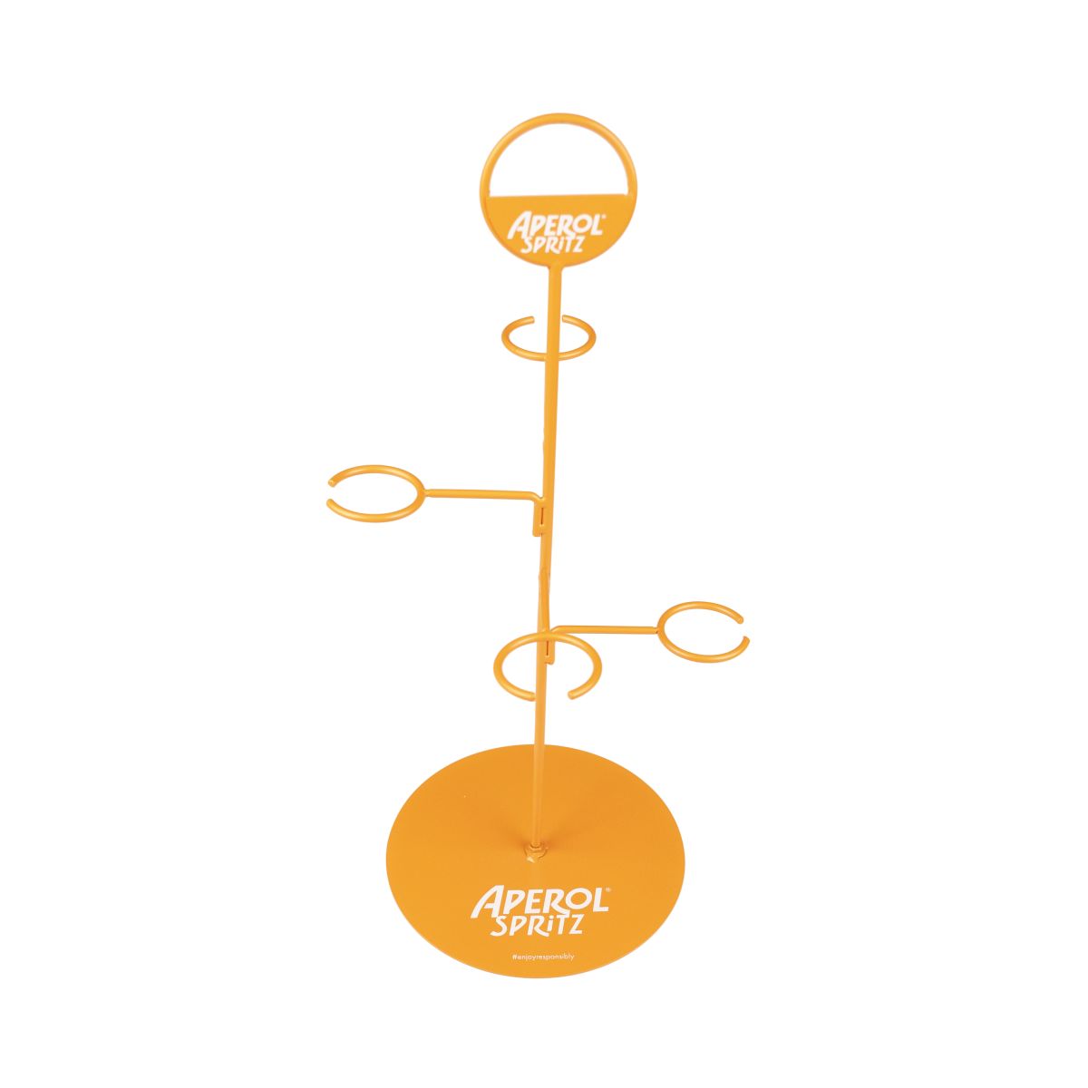 Aperol Spritz Arbre à verres 4 verres Support Décoration Gastronomie Publicité Merchandising