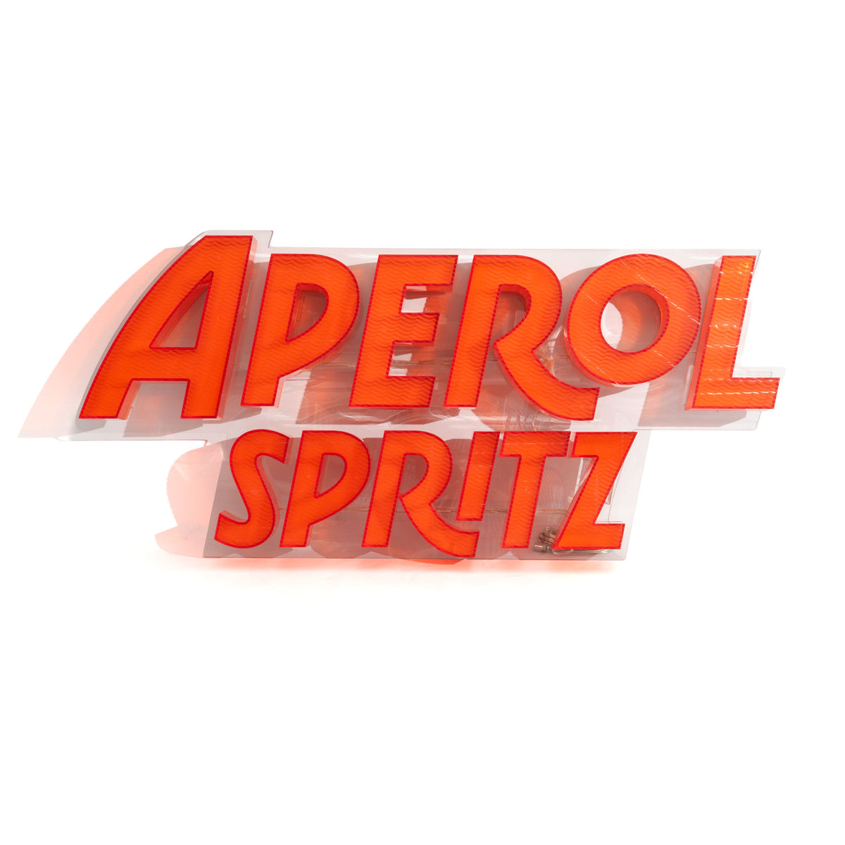 Enseigne lumineuse LED Aperol Spritz Publicité lumineuse Orange Mur Apéritif Panneau – Vue 3