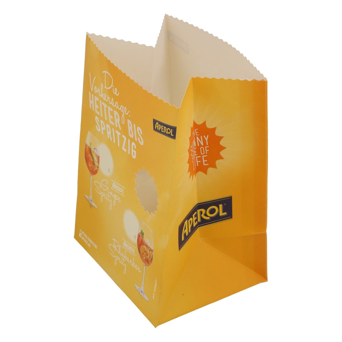 Ensemble Aperol Spritz Bar comprenant 2 verres Signature, des pailles et des photophores – Vue 3