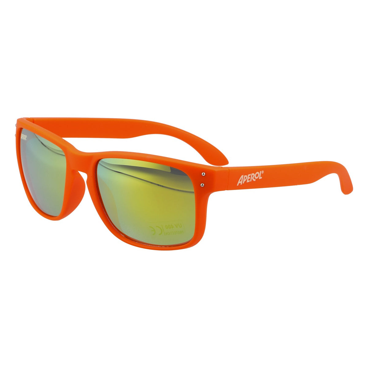 Lunettes de soleil Aperol Spritz UV 400, nouvelle version 2025, orange avec logo blanc