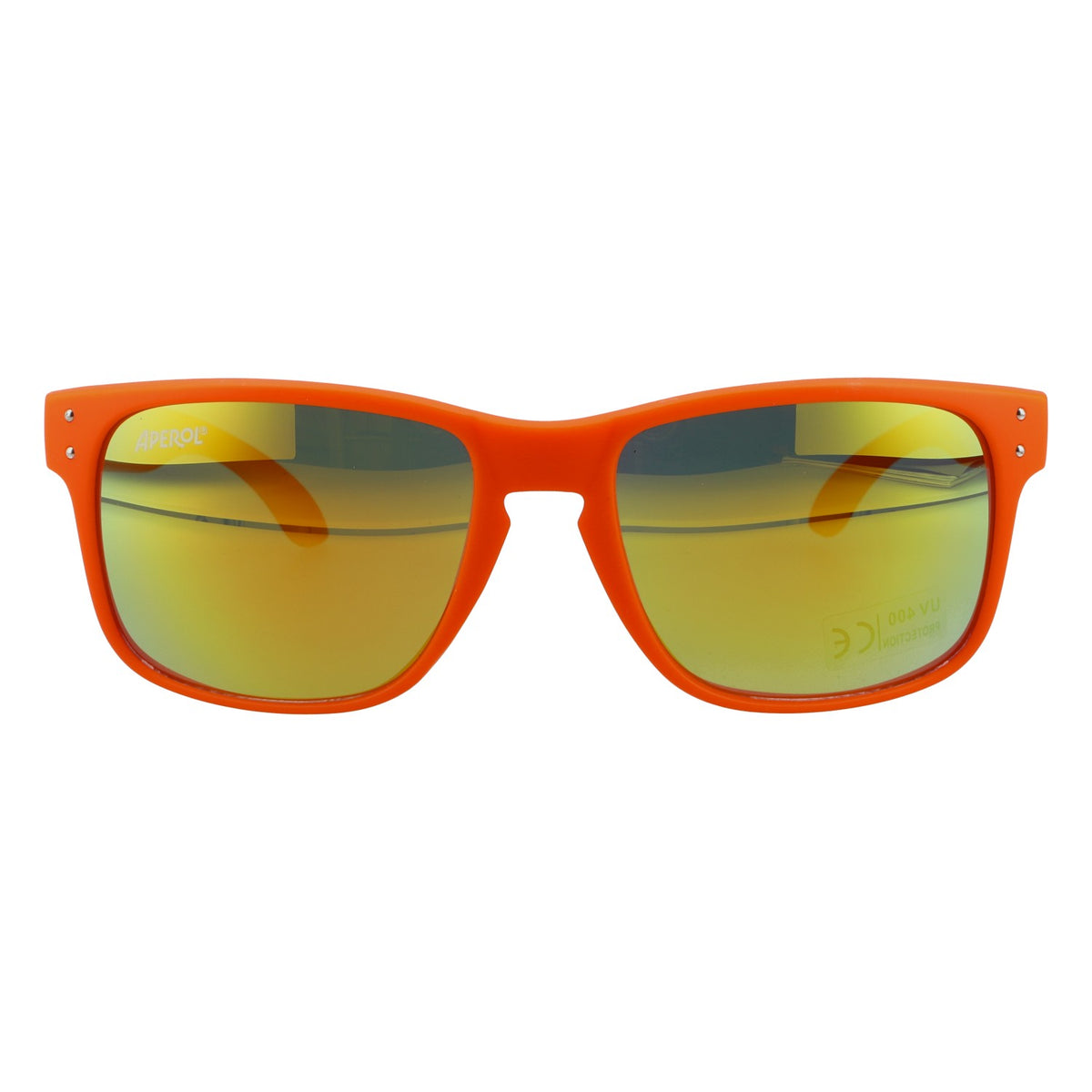 Lunettes de soleil Aperol Spritz UV 400, nouvelle version 2025, orange avec logo blanc – Vue 2