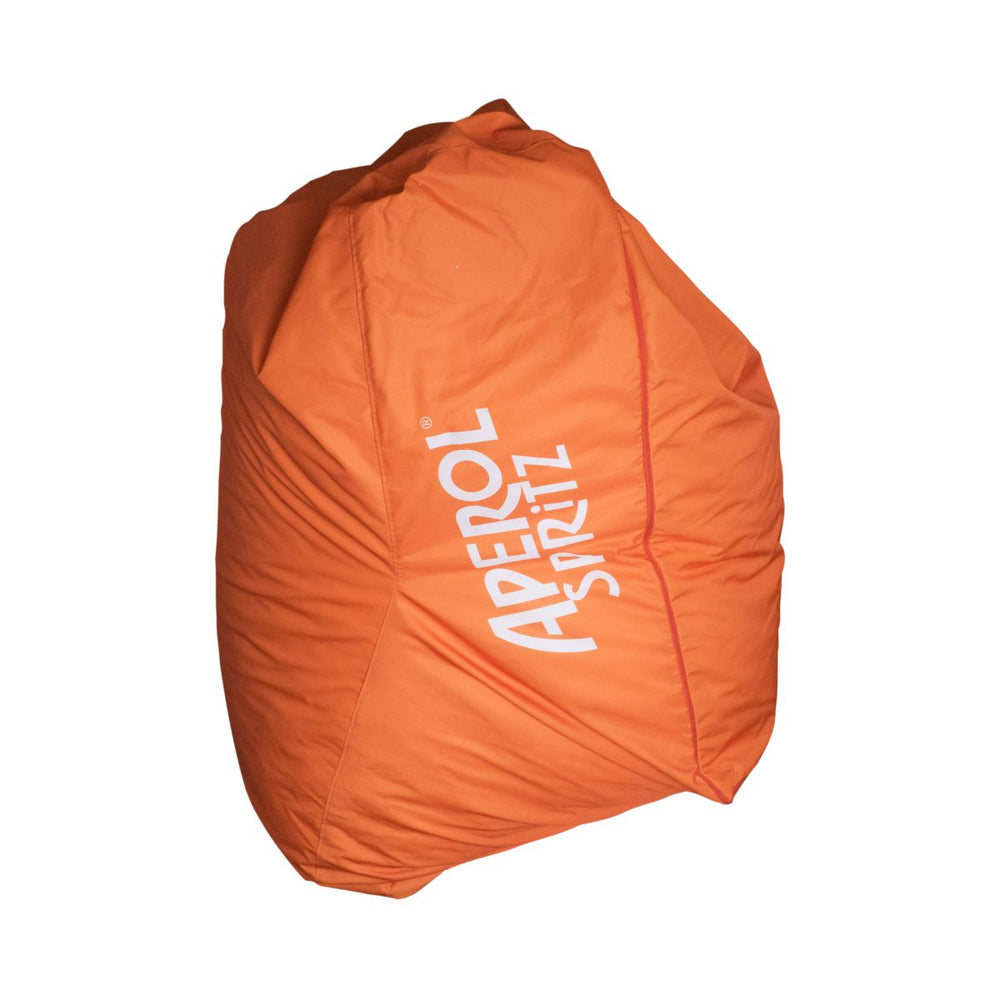 Aperol Spritz Pouf double siège Beanbag Grand 140x100x7 cm Chill Lounge Fauteuil