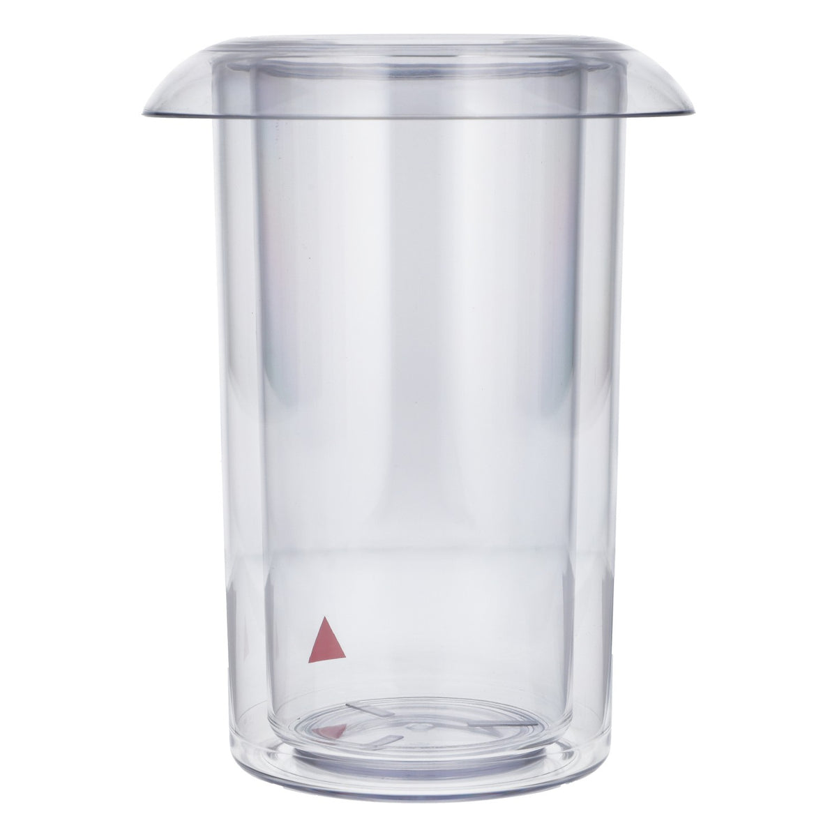 Refroidisseur de bouteilles d'eau Apollinaris, transparent, sans inscription, à double paroi – Vue 3