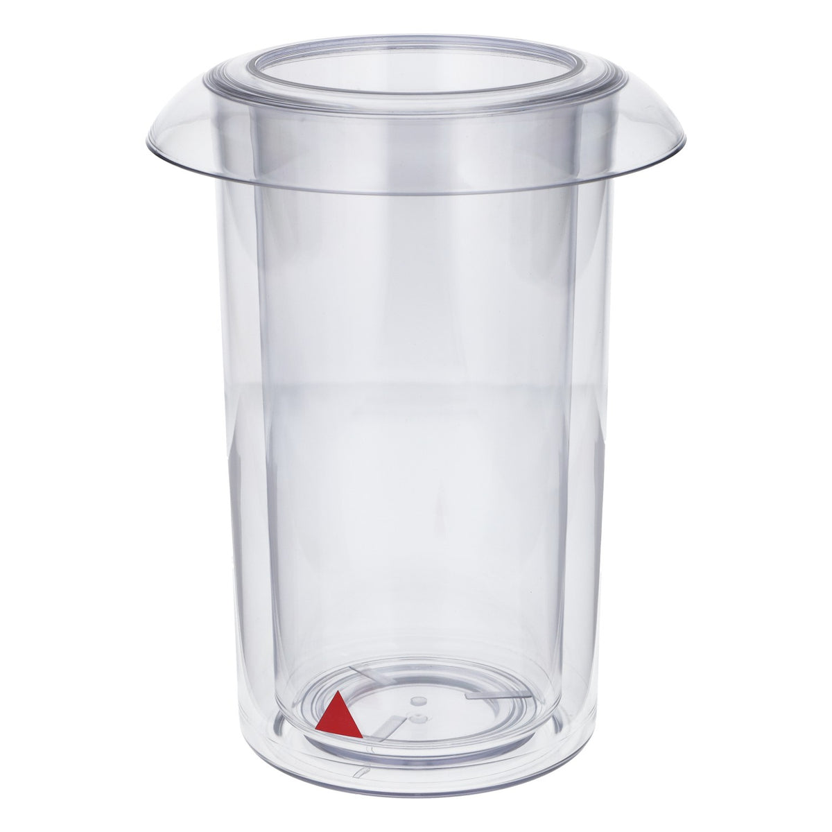 Refroidisseur de bouteilles d'eau Apollinaris, transparent, sans inscription, à double paroi – Vue 4