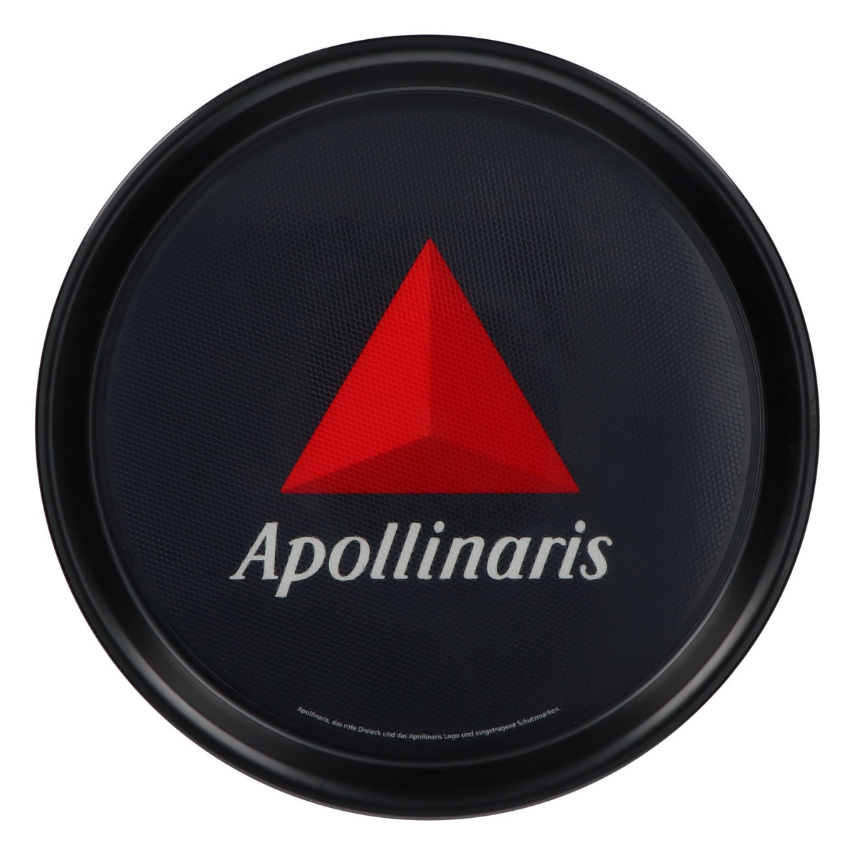 Apollinaris Plateau de service Plateau de serveur Plateau noir, 37 cm