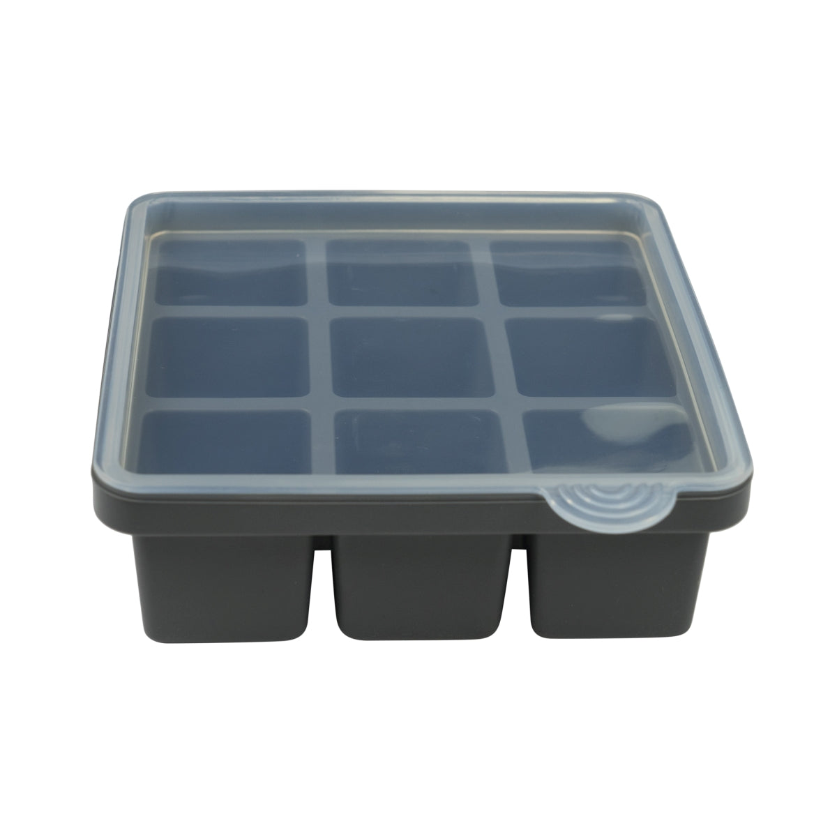 APS Moules à glaçons, lot de 2, cubes XL, récipient en silicone, couvercle, moule à glaçons – Vue 3