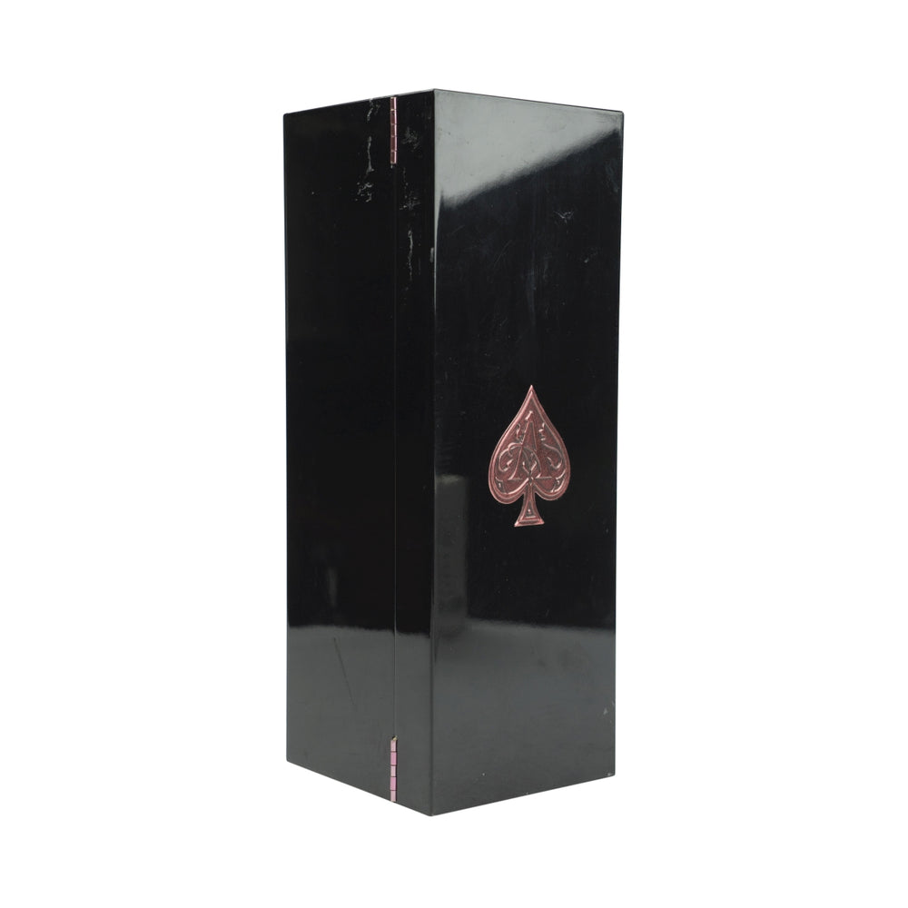 Coffret Armand de Brignac Coffre décoratif Boîte cadeau Bouteille de rosé Finition laquée Used