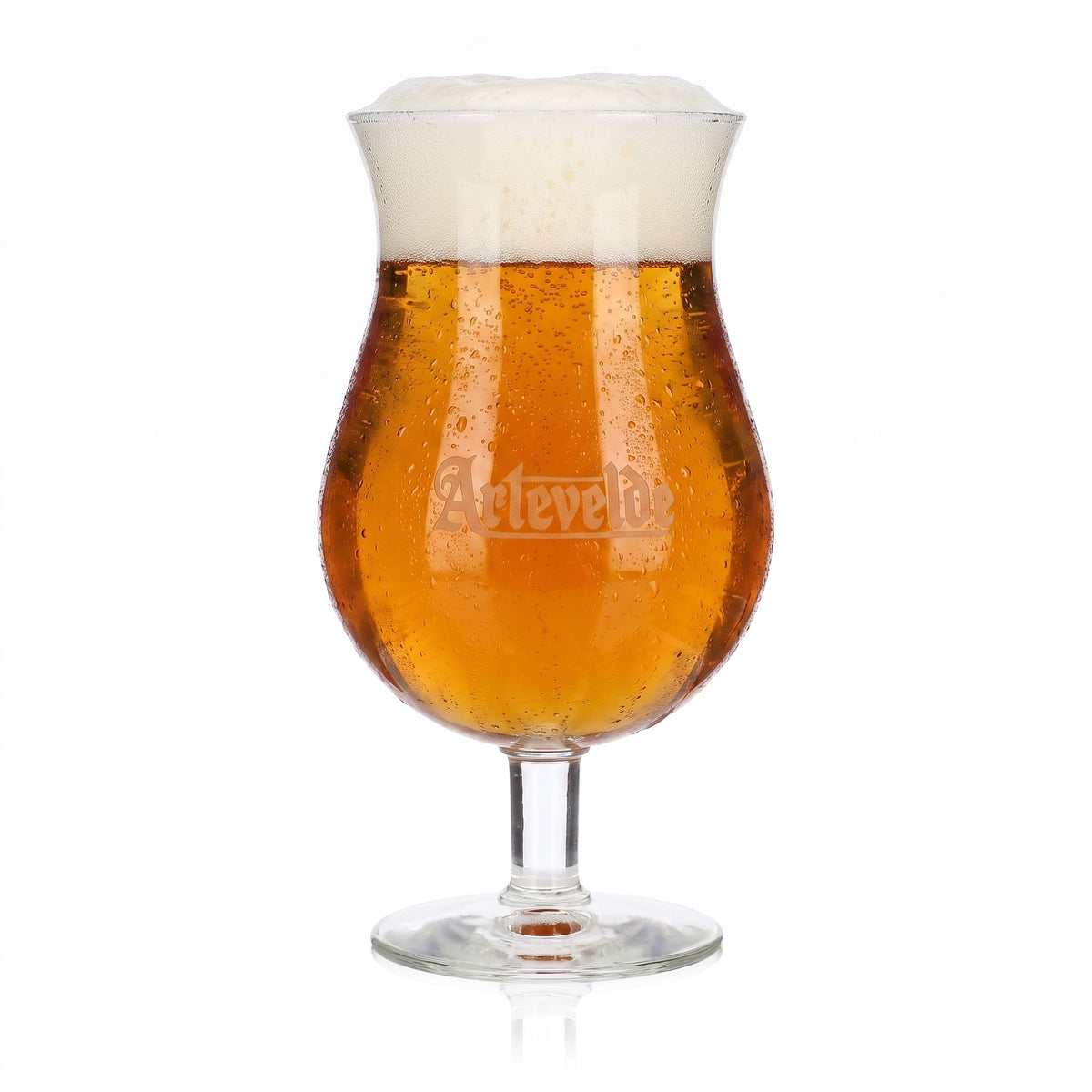 Verre à bière Artevelde 0,6 l, forme coupe, logo blanc