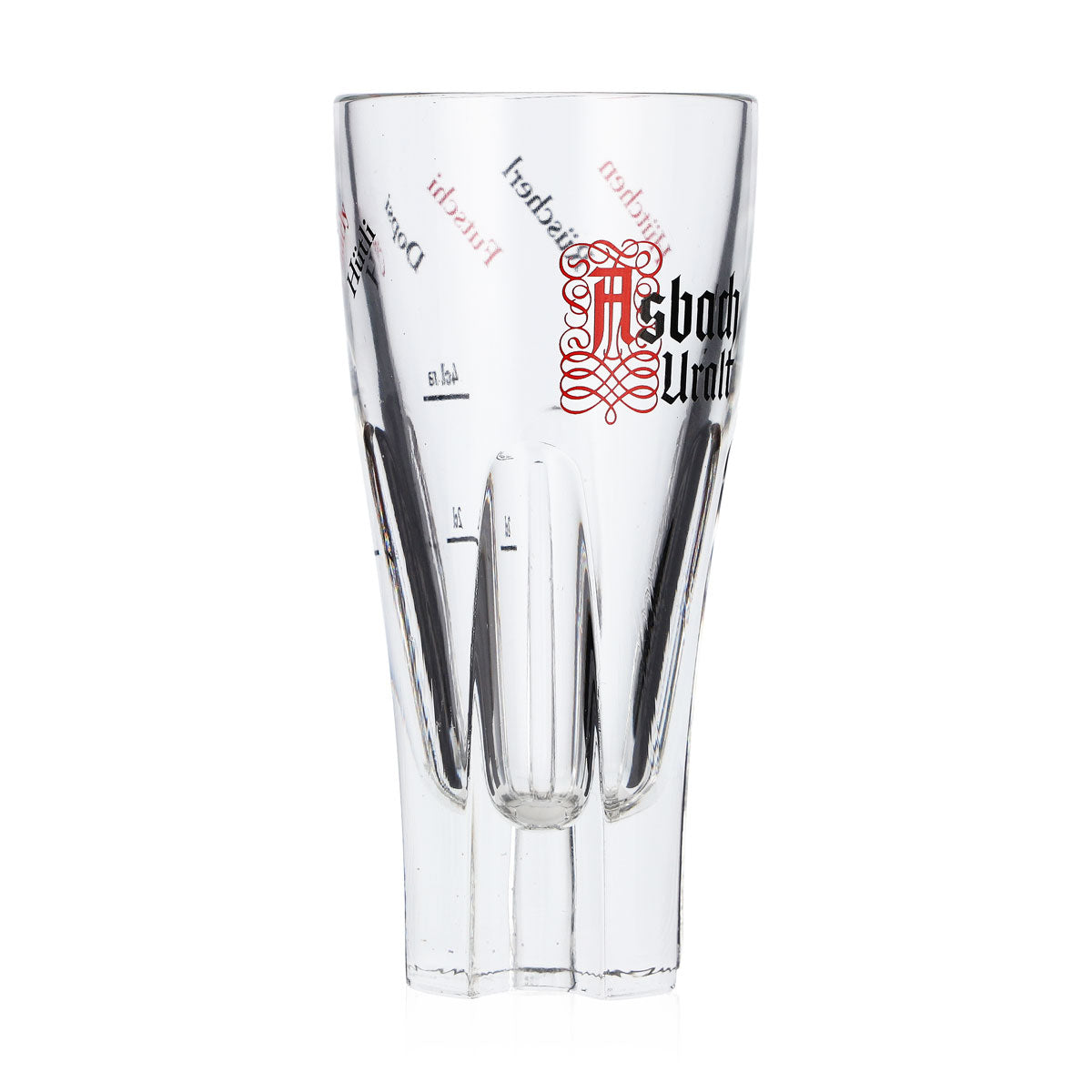Verre à eau-de-vie Asbach Uralt 2 cl/4 cl Verre Futschi avec inscriptions – Vue 2