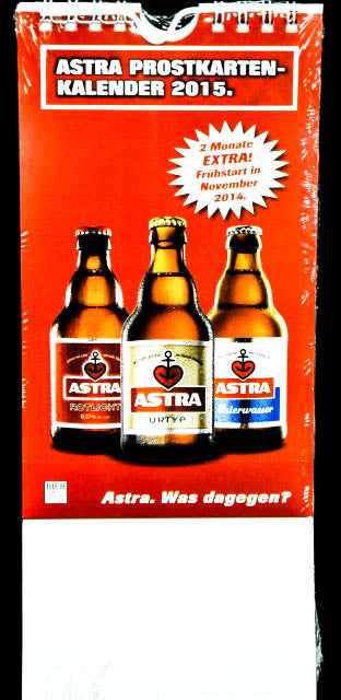 Calendrier postal Astra Bier Calendrier photo Astra Images 2015