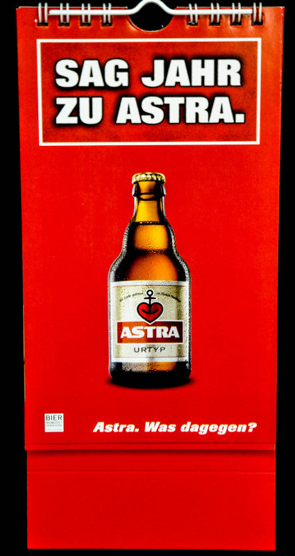 Calendrier postal Astra Bier Calendrier photo « Sag Jahr zu Astra » (Dites oui à Astra)