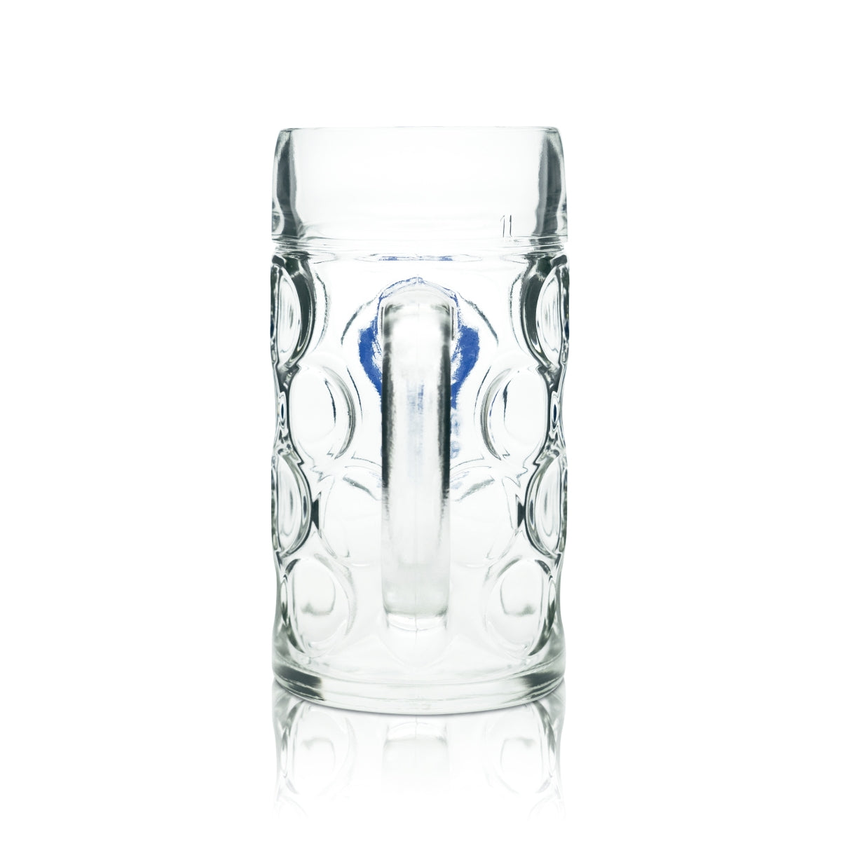 Chope en verre Augustiner de 1 litre – Vue 3