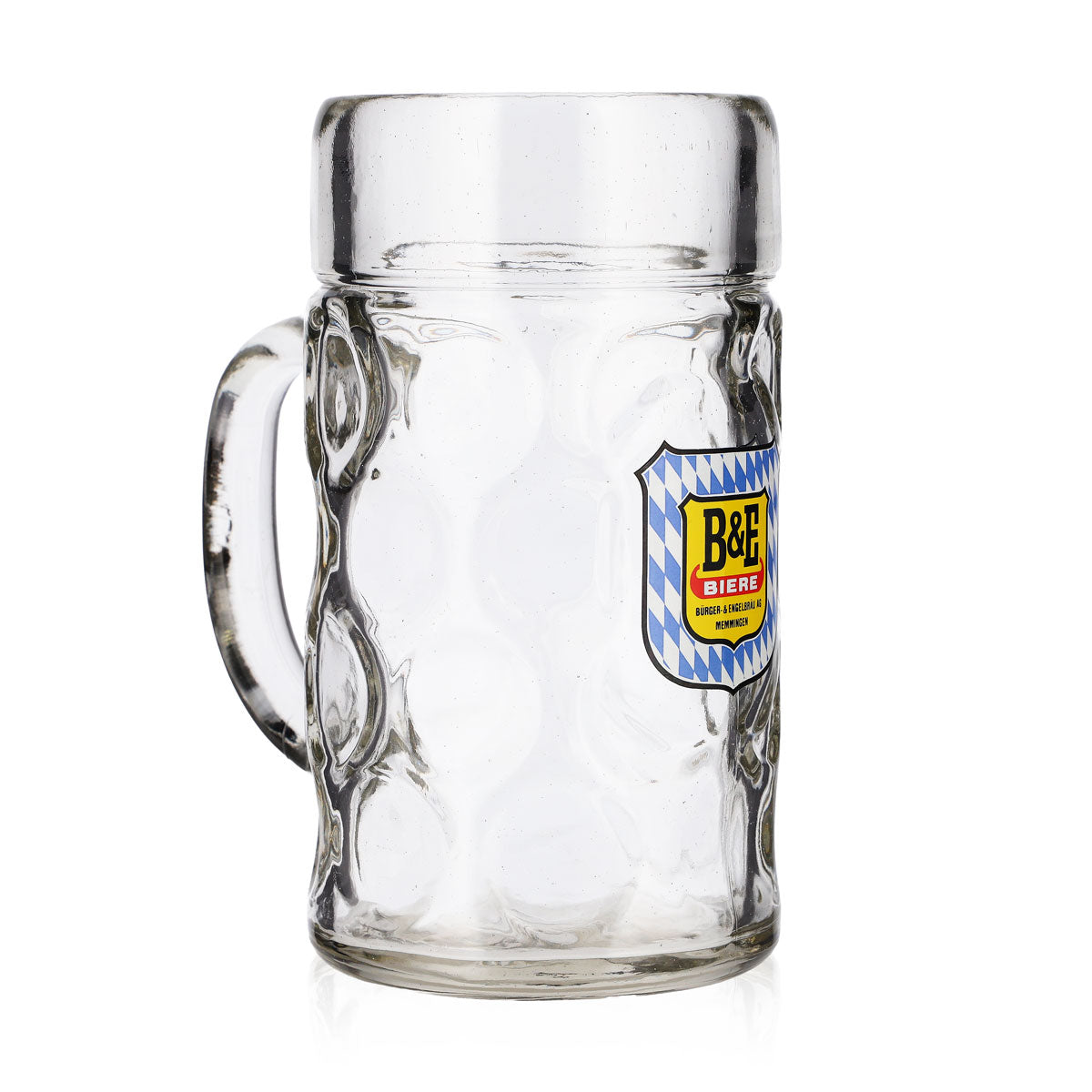 B&E Bières : verre à bière, chope de 1 l – Vue 2