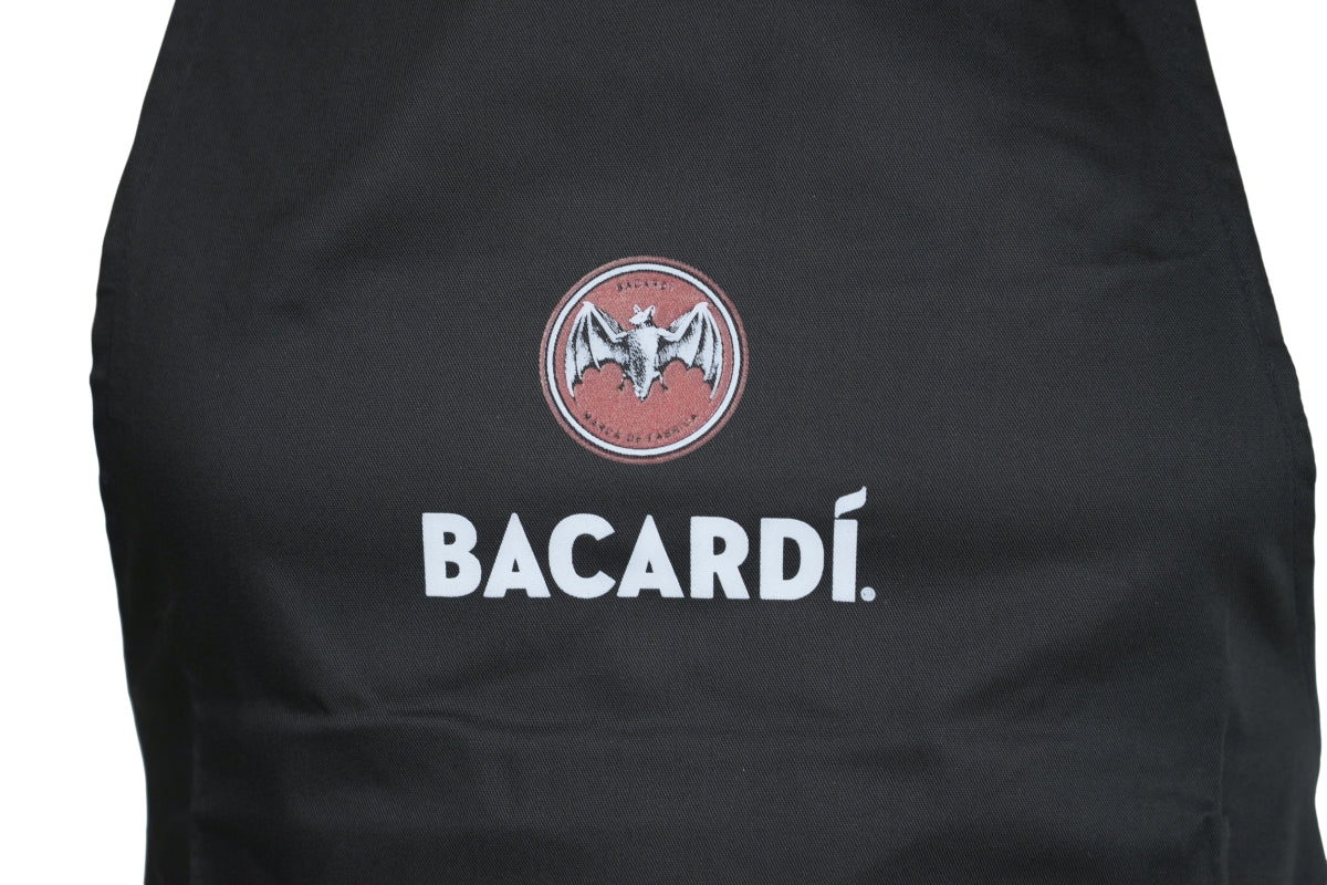 Tablier de serveur Bacardi à bavette longue et poche Cuisinier Restauration Bar Service – Vue 3