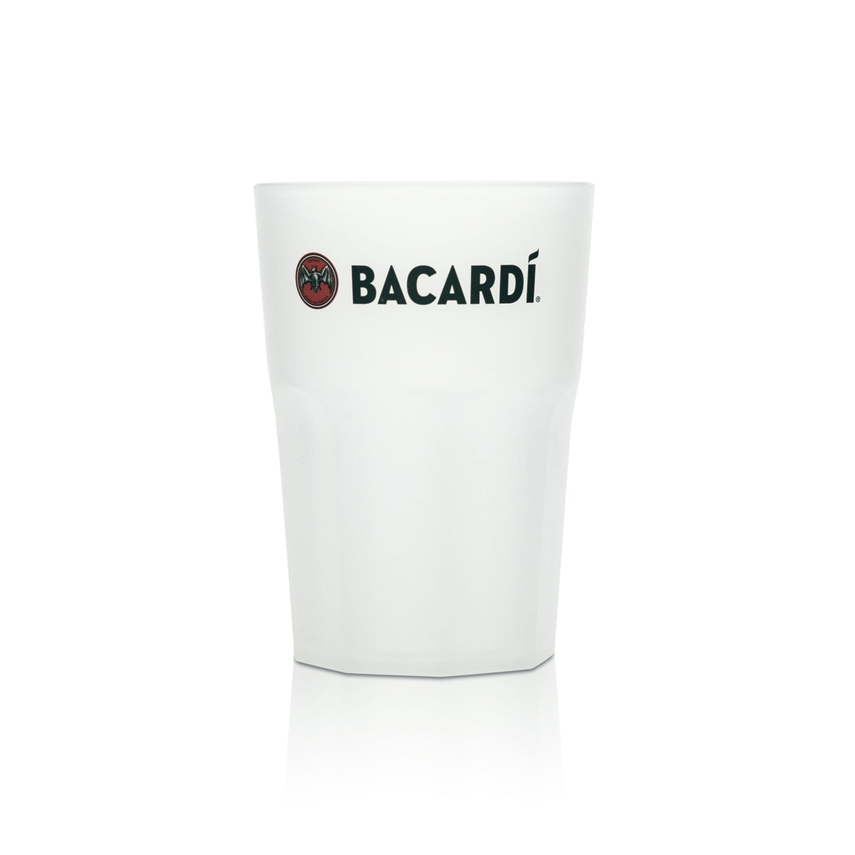 Rhum Bacardi 0,35 l, gobelet réutilisable en plastique, verres en plastique, fête, festival, bar