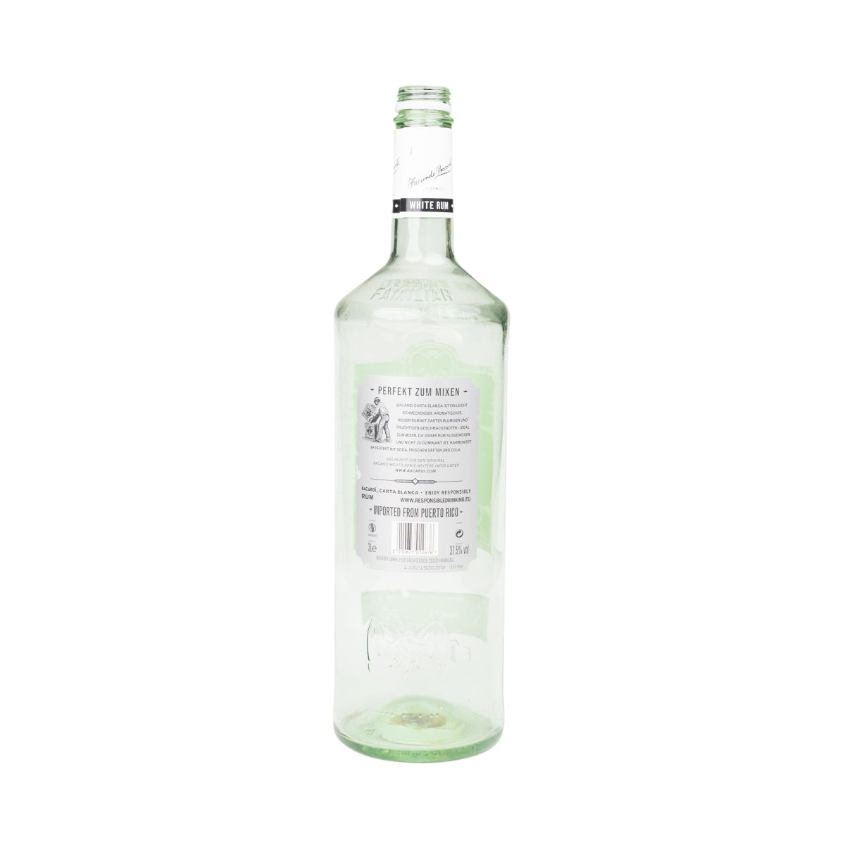 Bouteille de rhum Bacardi 3 l VIDE d'occasion Rhum blanc supérieur Lampe décorative à bricoler Bar – Vue 2