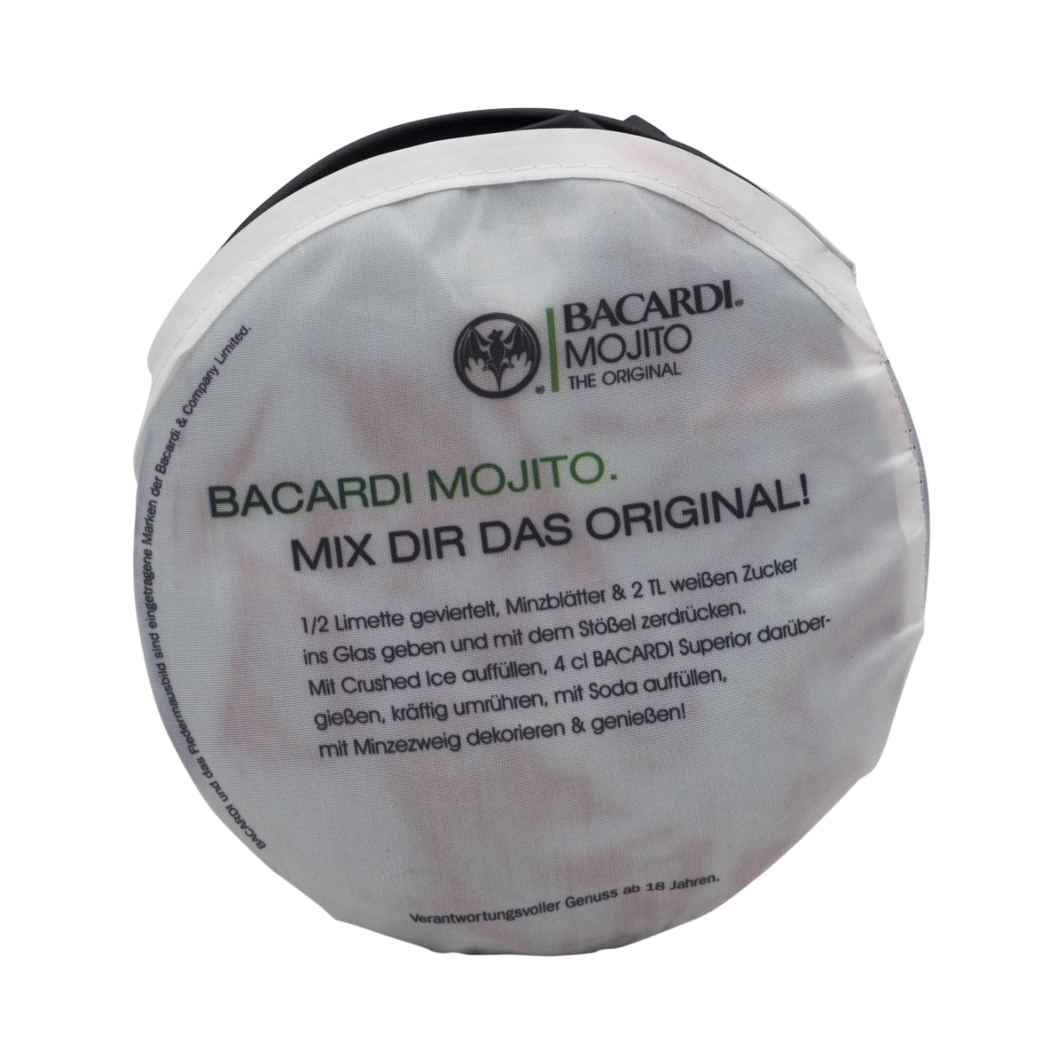 Chapeau pliable Bacardi Rum noir pluie jungle pêcheur casquette – Vue 4
