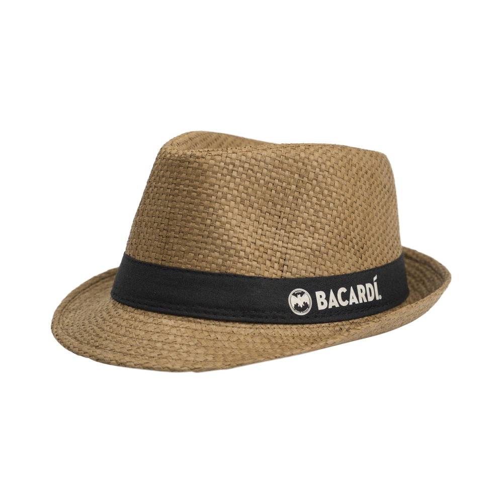 Bacardi Chapeau de paille Straw Hat Casquette Casquette Été Soleil Protection Fête Festival