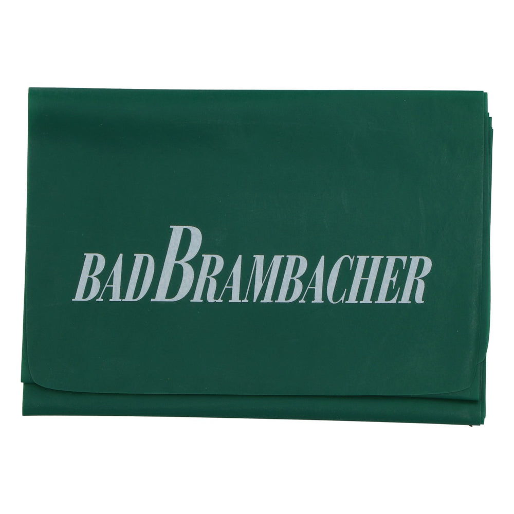 Bande d'entraînement Bad Brambacher Flexi, verte, 120 x 15 cm, bande de fitness en caoutchouc