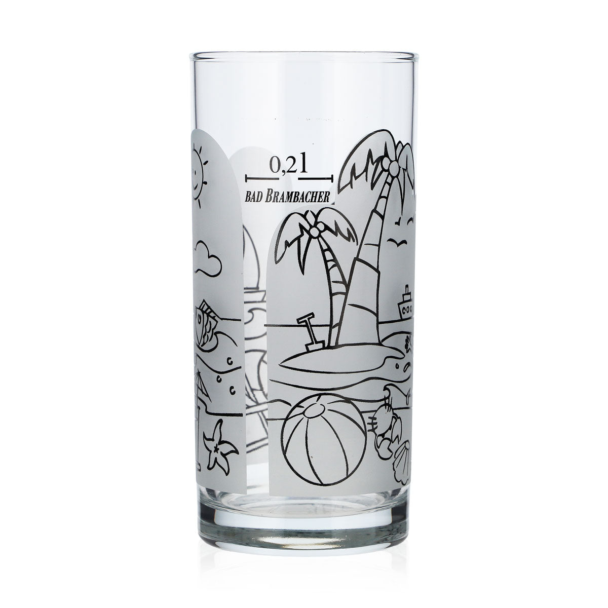 Verre à eau Bad Brambacher, 0,2 l, logo satiné – Vue 3