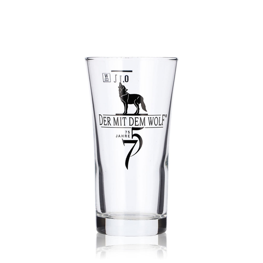 Verre à vin de 0,1 l « Der mit dem Wolf » des coopératives viticoles de Bade, verre de dégustation